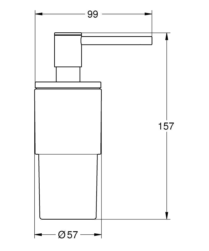 Grohe Atrio Sıvı Sabunluk, Paslanmaz Çelik 40886DC0