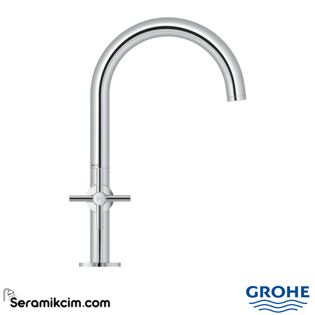 Grohe Atrio Yüksek Lavabo Bataryası (L-Boy) Krom 21144000 - 21144000