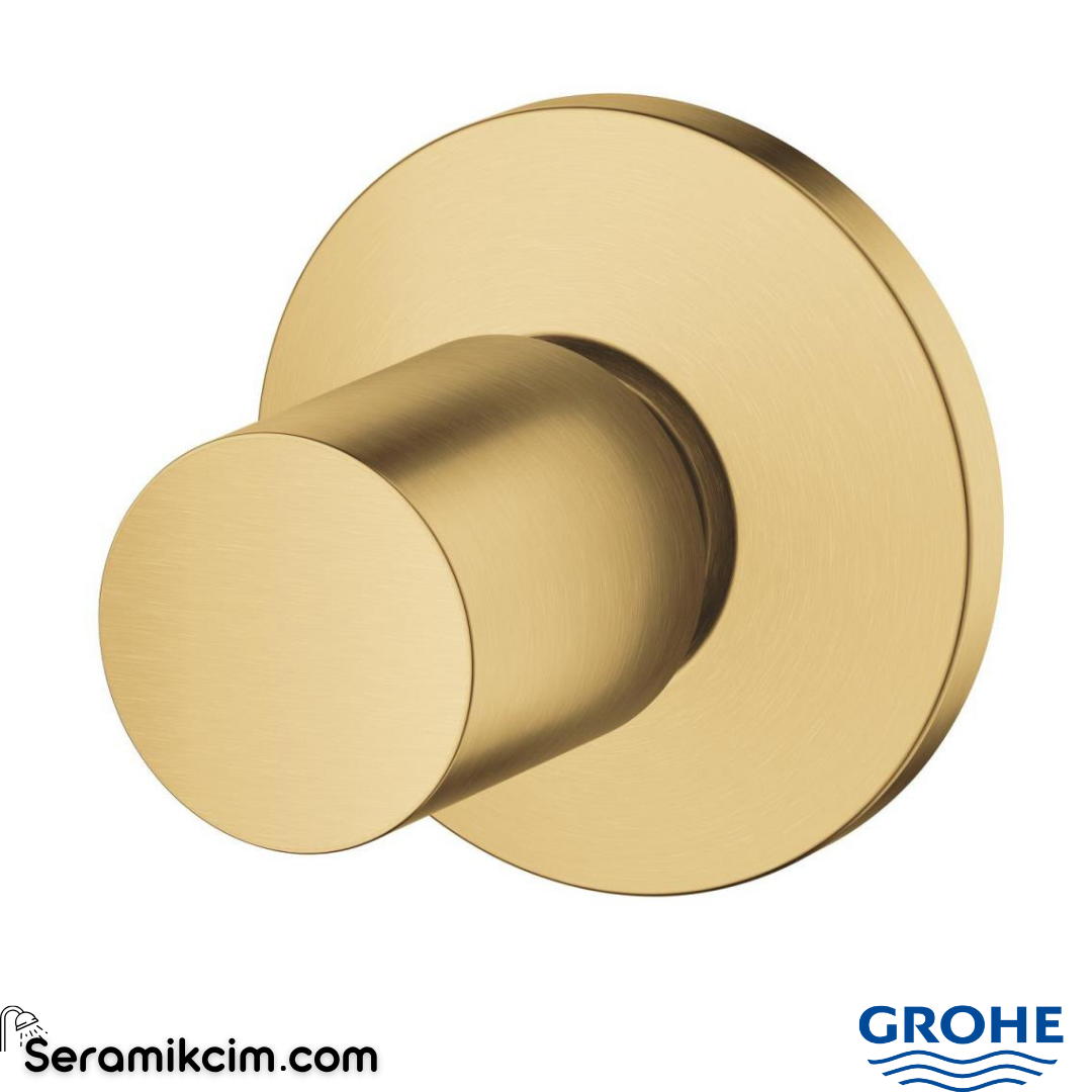 Grohe Bau Cosmopolitan Ankastre Stop Valf, Fırçalı Altın (Sıva Üstü Grubu) 19917GN0