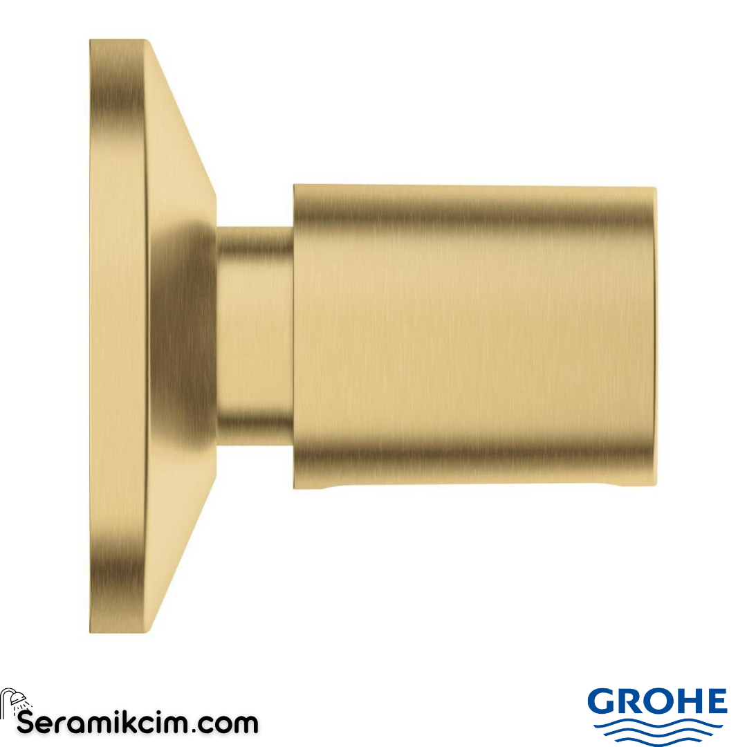 Grohe Bau Cosmopolitan Ankastre Stop Valf, Fırçalı Altın (Sıva Üstü Grubu) 19917GN0