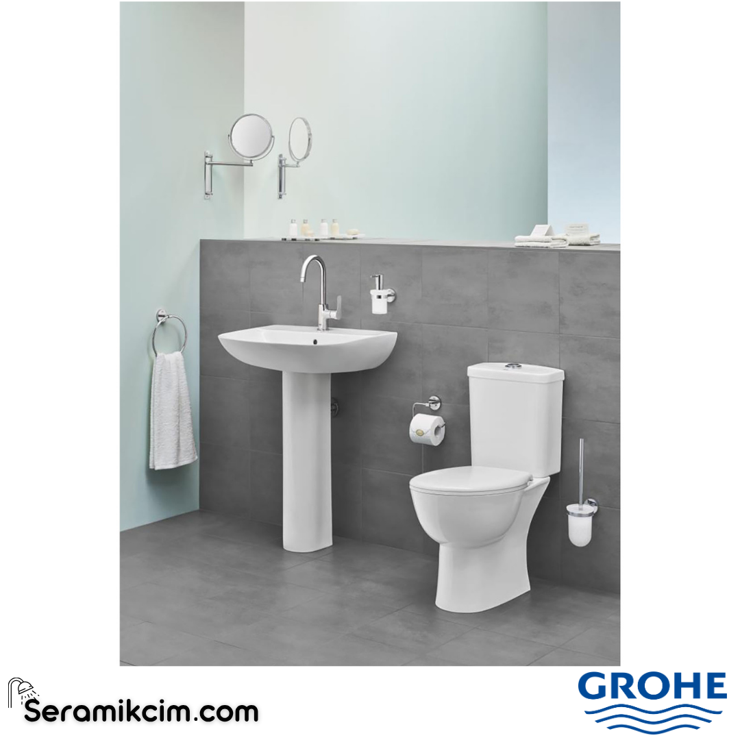 Grohe BauCosmopolitan Tuvalet Kağıtlığı, Kapaksız Krom 40457001 - 40457001