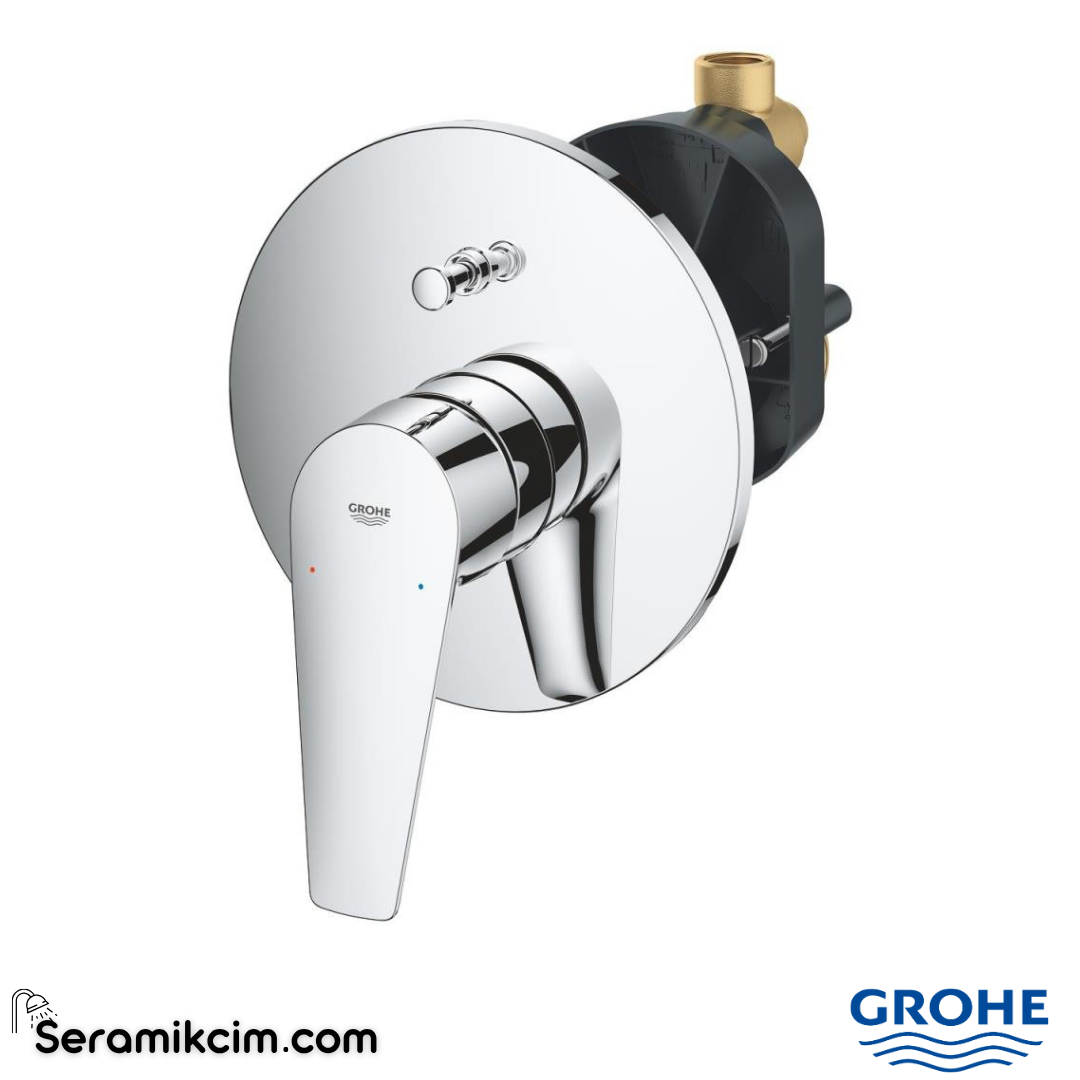 Grohe BauEdge Ankastre Banyo Bataryası Krom 29079001