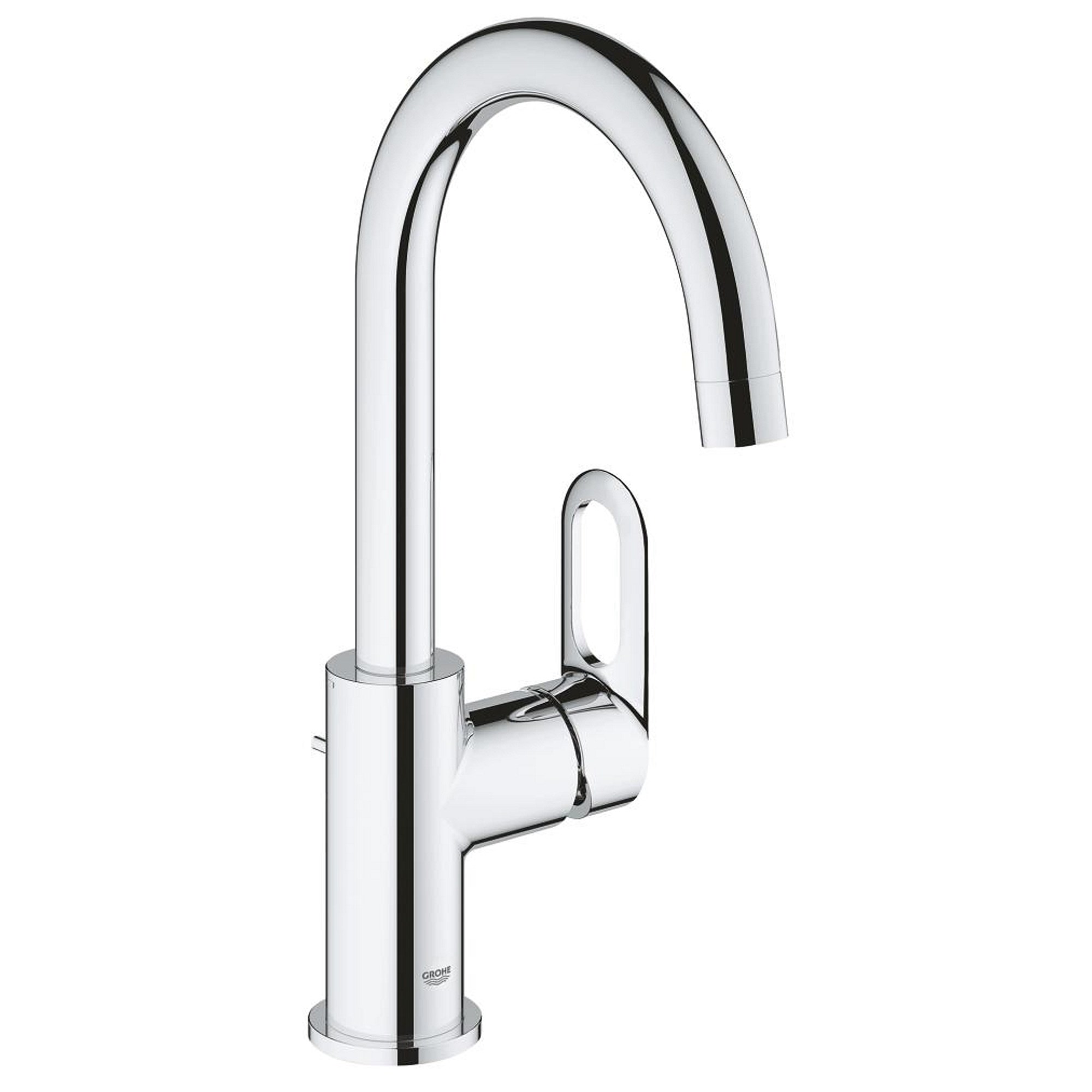 Grohe BauLoop Yüksek Lavabo Bataryası Sifon Kumandalı Krom 23091000