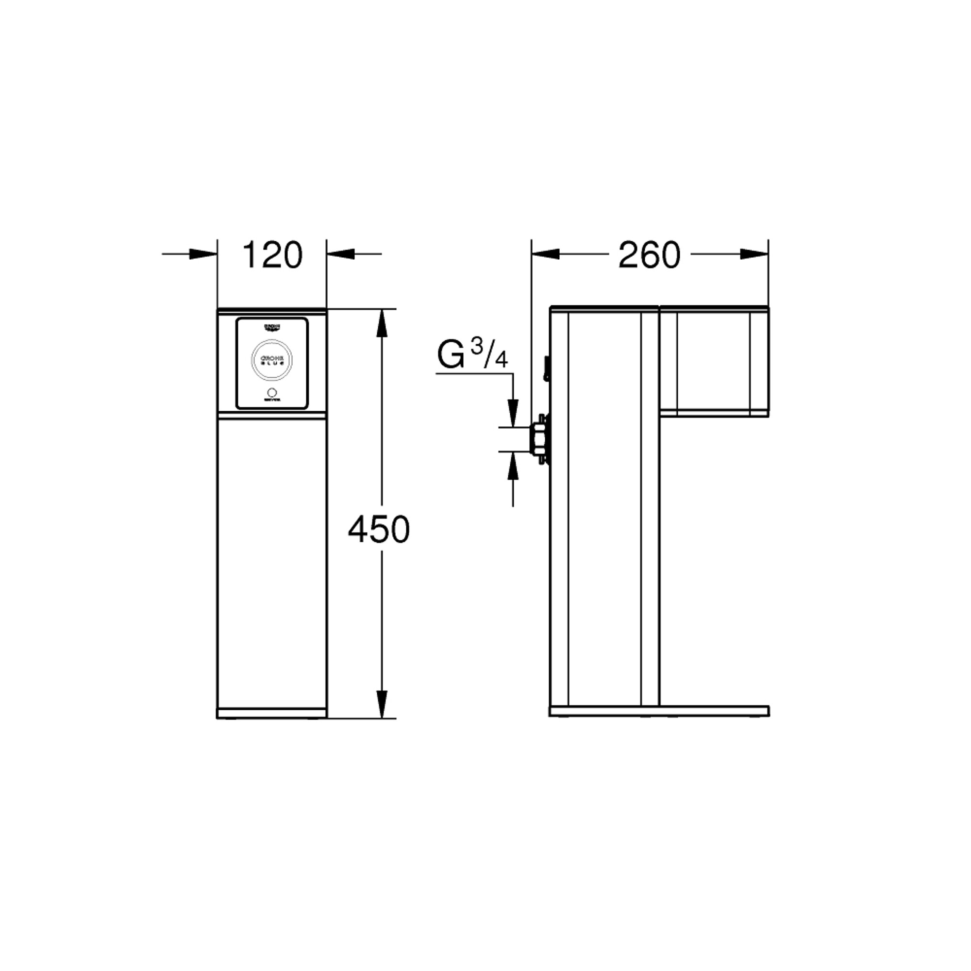 Grohe Blue Ters Ozmoz Ünitesi 41134000