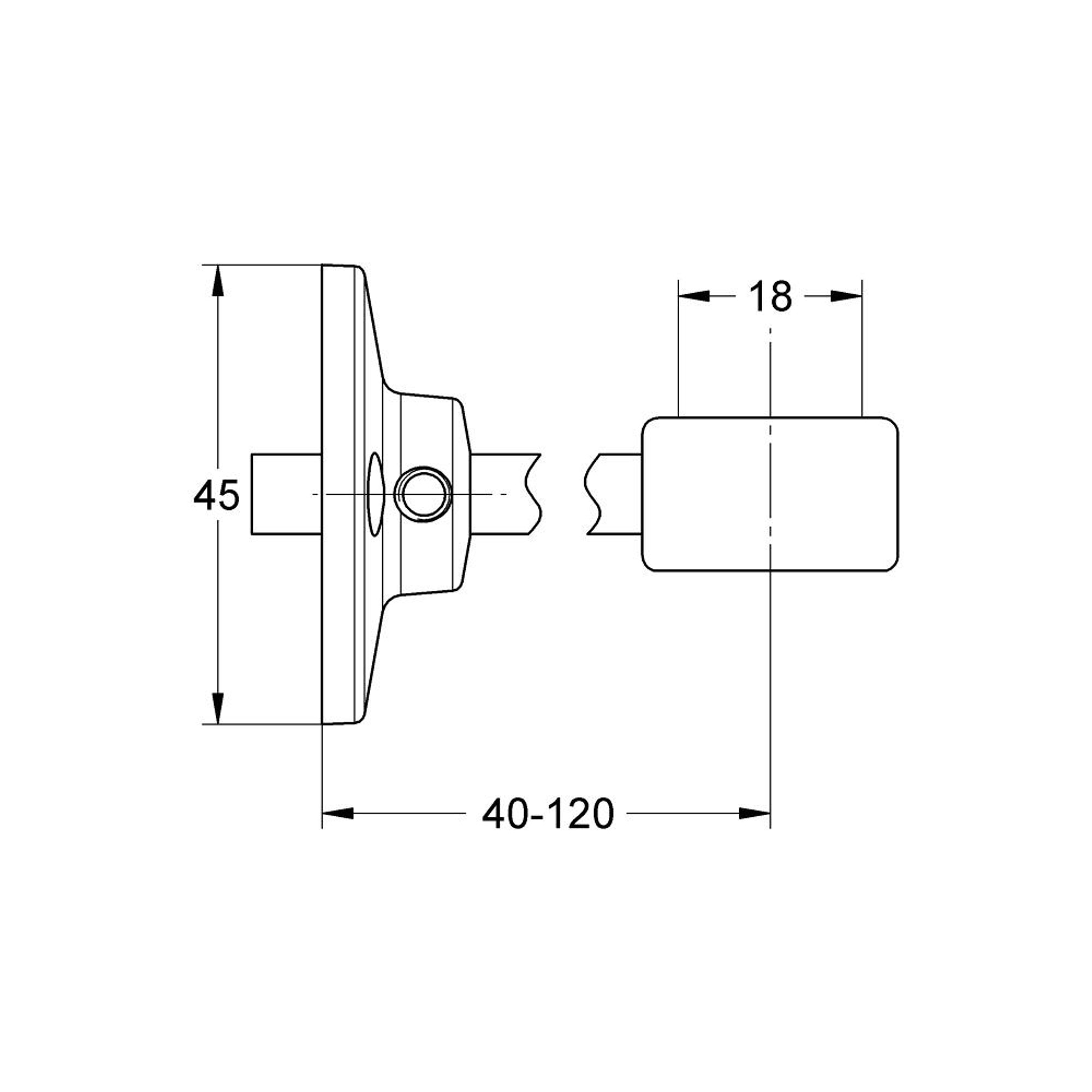 Grohe Boru Kelepçesi Krom 28708000