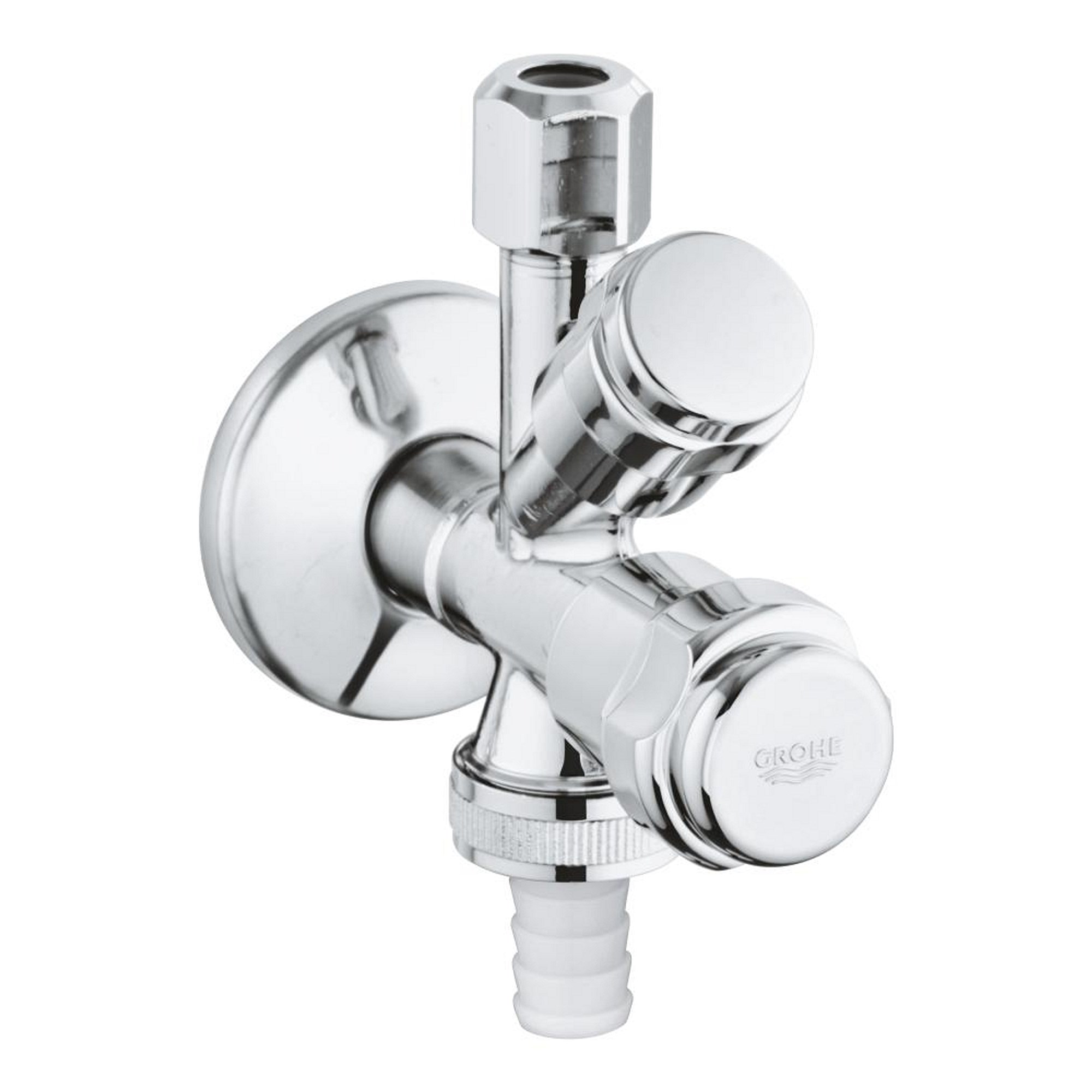 Grohe Bulaşık Makineleri ve Eviye Bataryaları İçin Çift Çıkışlı Ara Musluk Krom 41073000