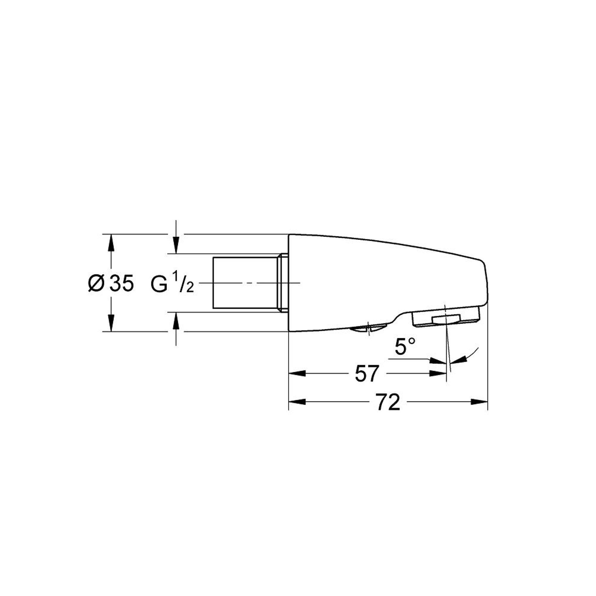 Grohe Çekilebilir Çıkış Ucu Krom 46103000