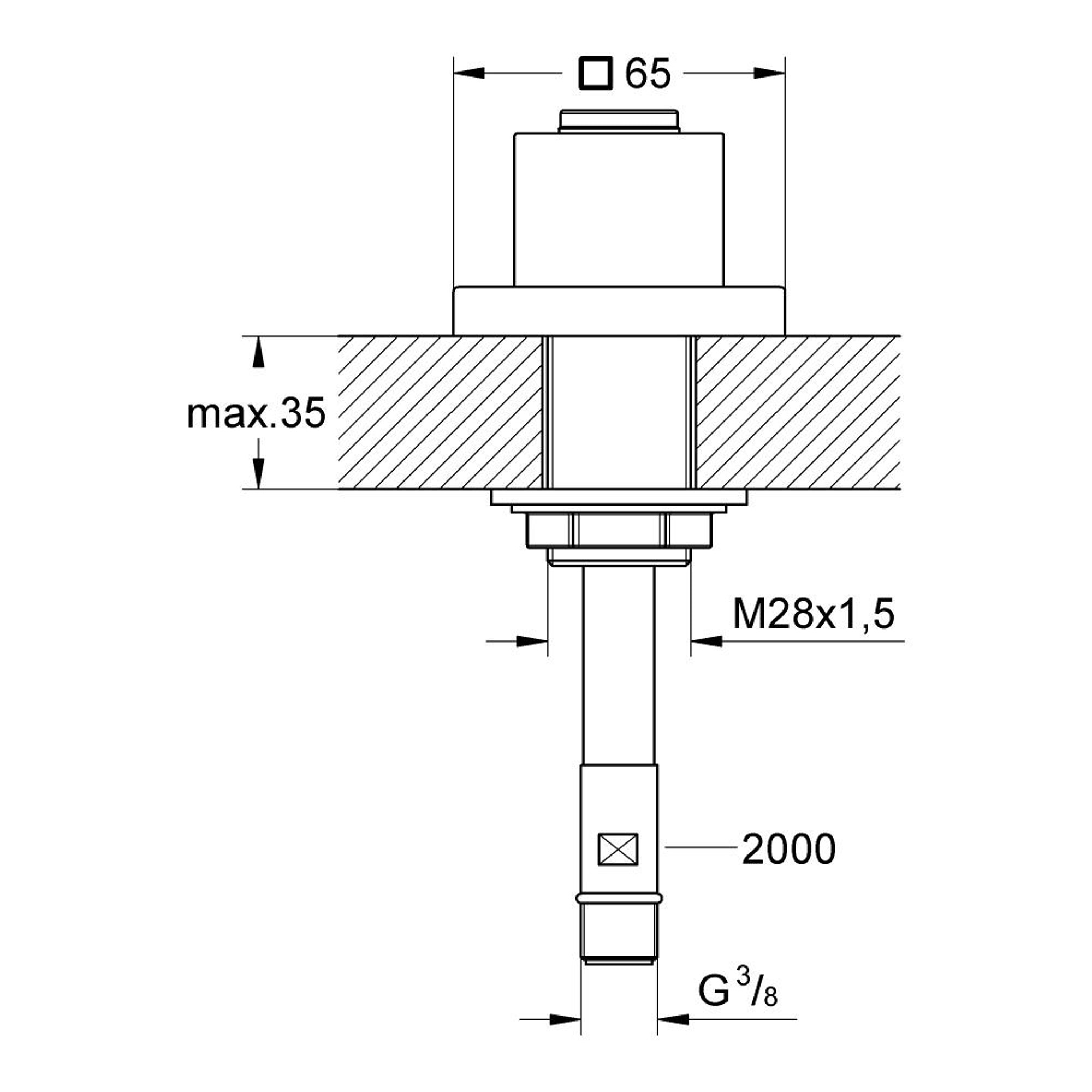 Grohe Çekilebilir Duş Başlığı Krom 27531000