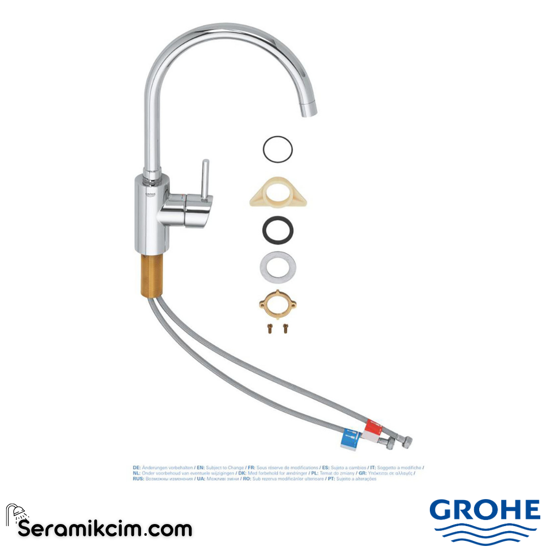 Grohe Concetto Eviye Bataryası Krom 32661003 - 32661003