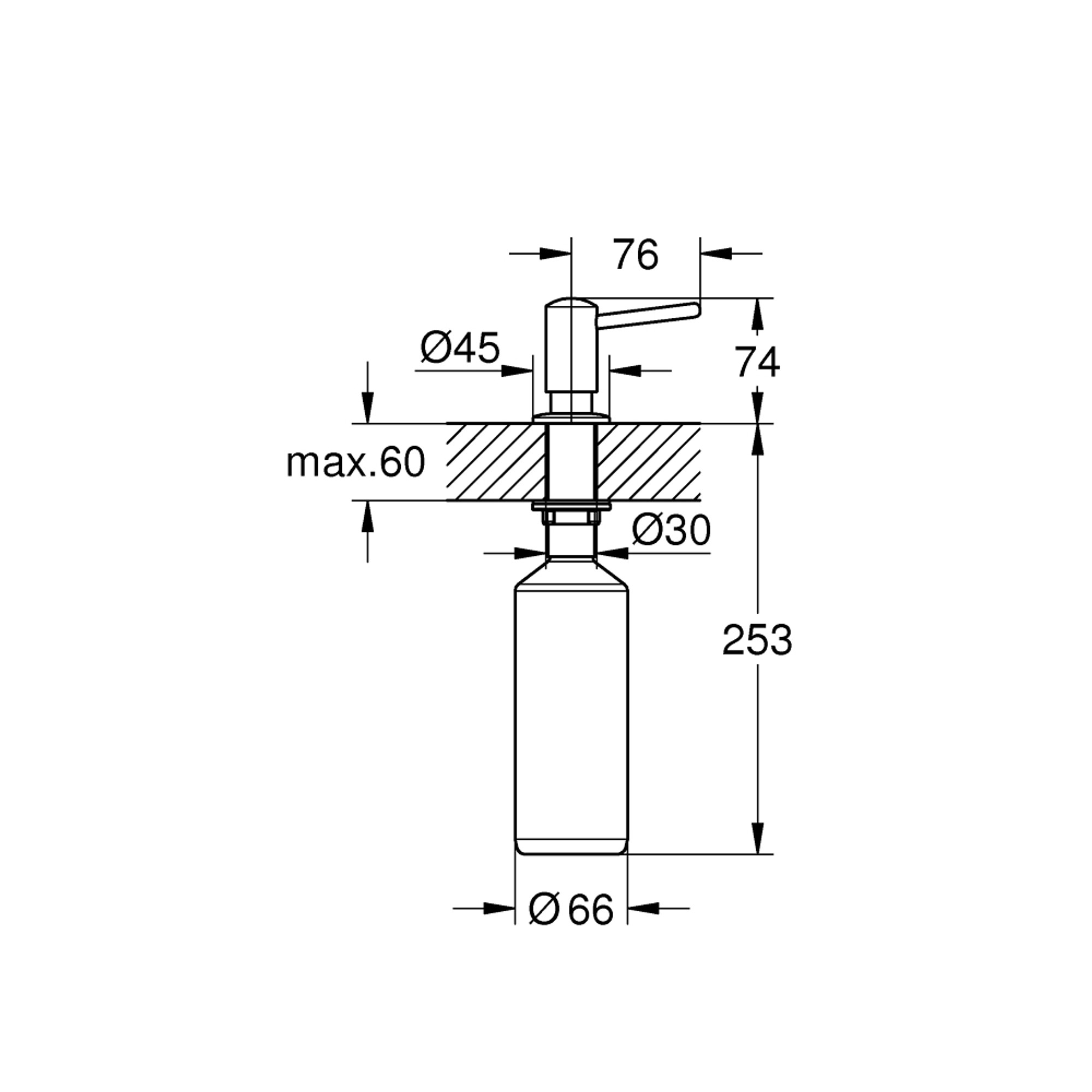 Grohe Contemporary Sıvı Sabunluk Paslanmaz Çelik 40536DC0