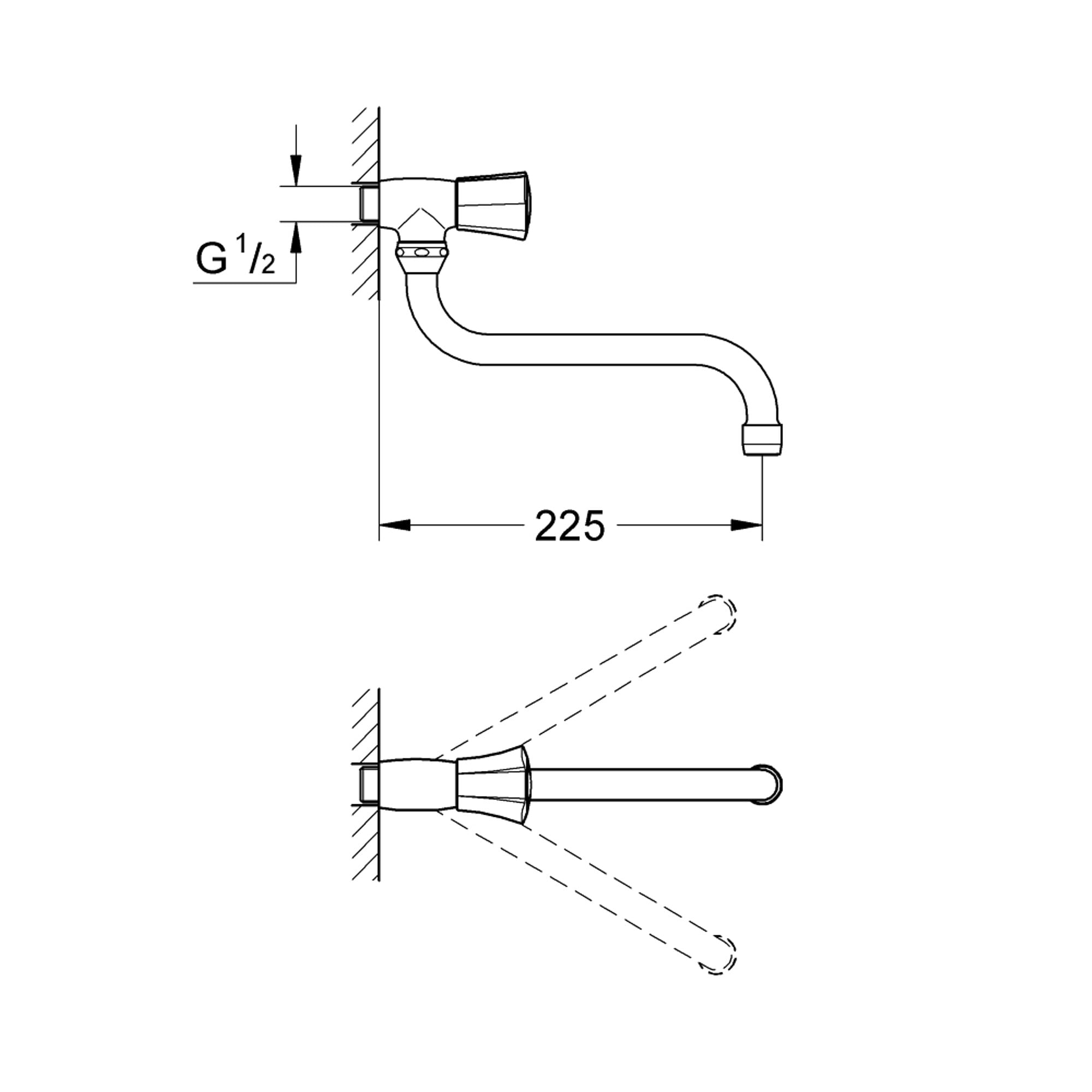Grohe Costa L Musluk Krom 30484001