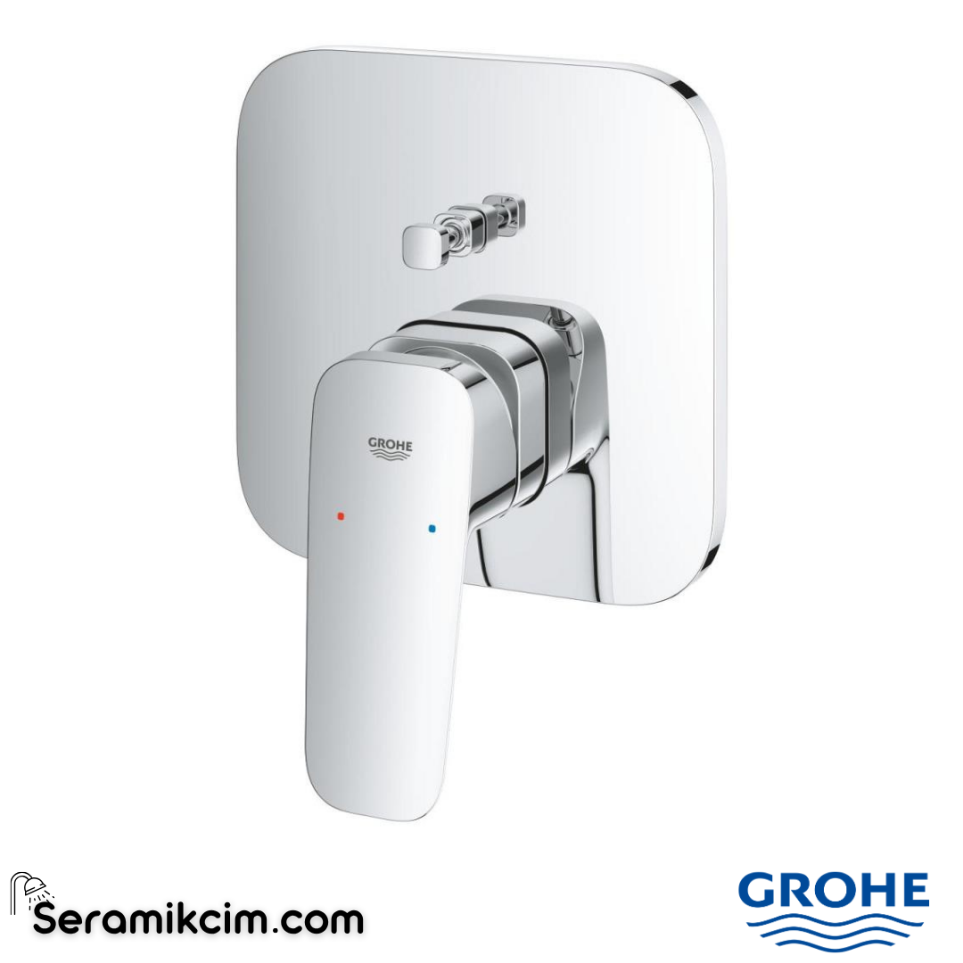 Grohe Cubeo Ankastre Banyo/Duş Bataryası (Sıva Üstü Grubu) Krom 1017780000