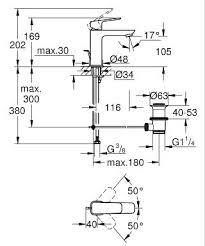 Grohe Cubeo Lavabo Bataryası, Mat Siyah, M-Boy 1017572430