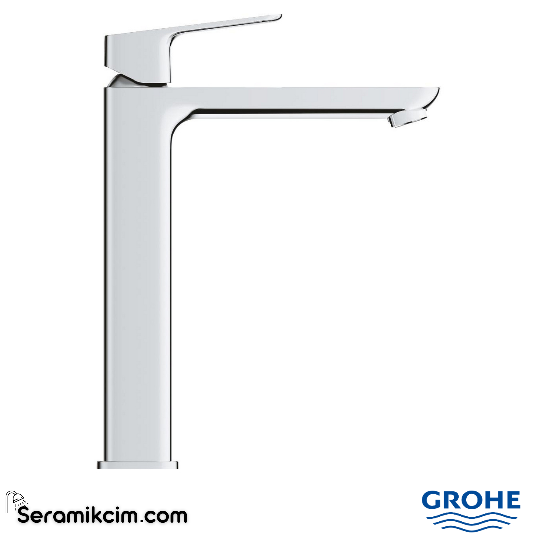 Grohe Cubeo Tezgah Üstü Lavabo Bataryası, XL-Boy Krom 1017290000