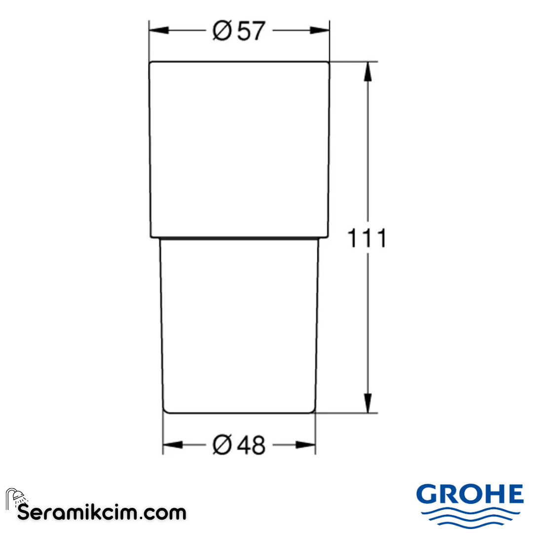 Grohe Diş Fırçalık Camı 40882000 - 40882000