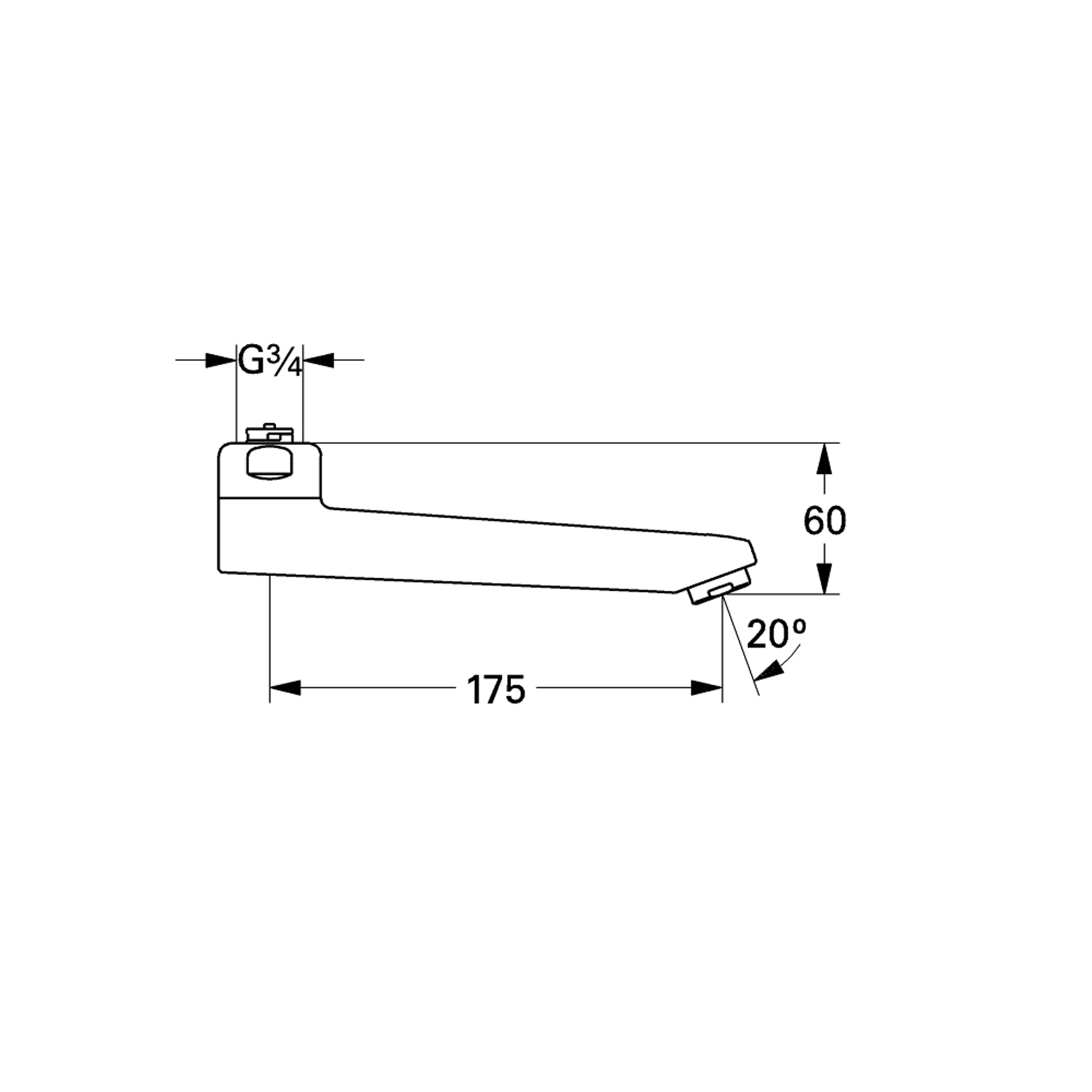 Grohe Döküm Döner Çıkış Ucu Krom 13462000