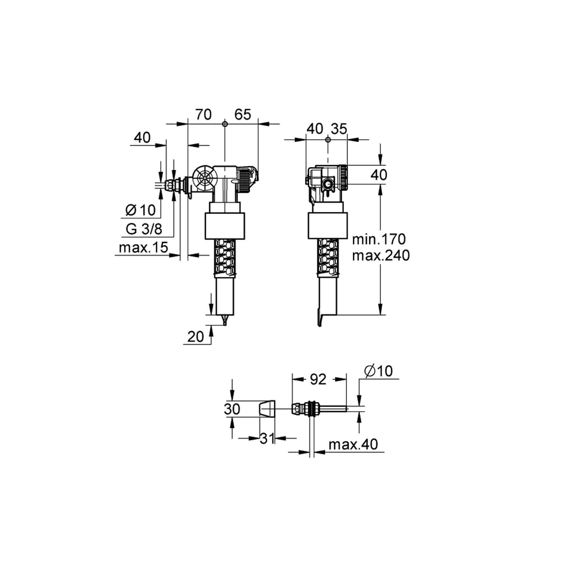 Grohe Doldurma Valfi 37092000