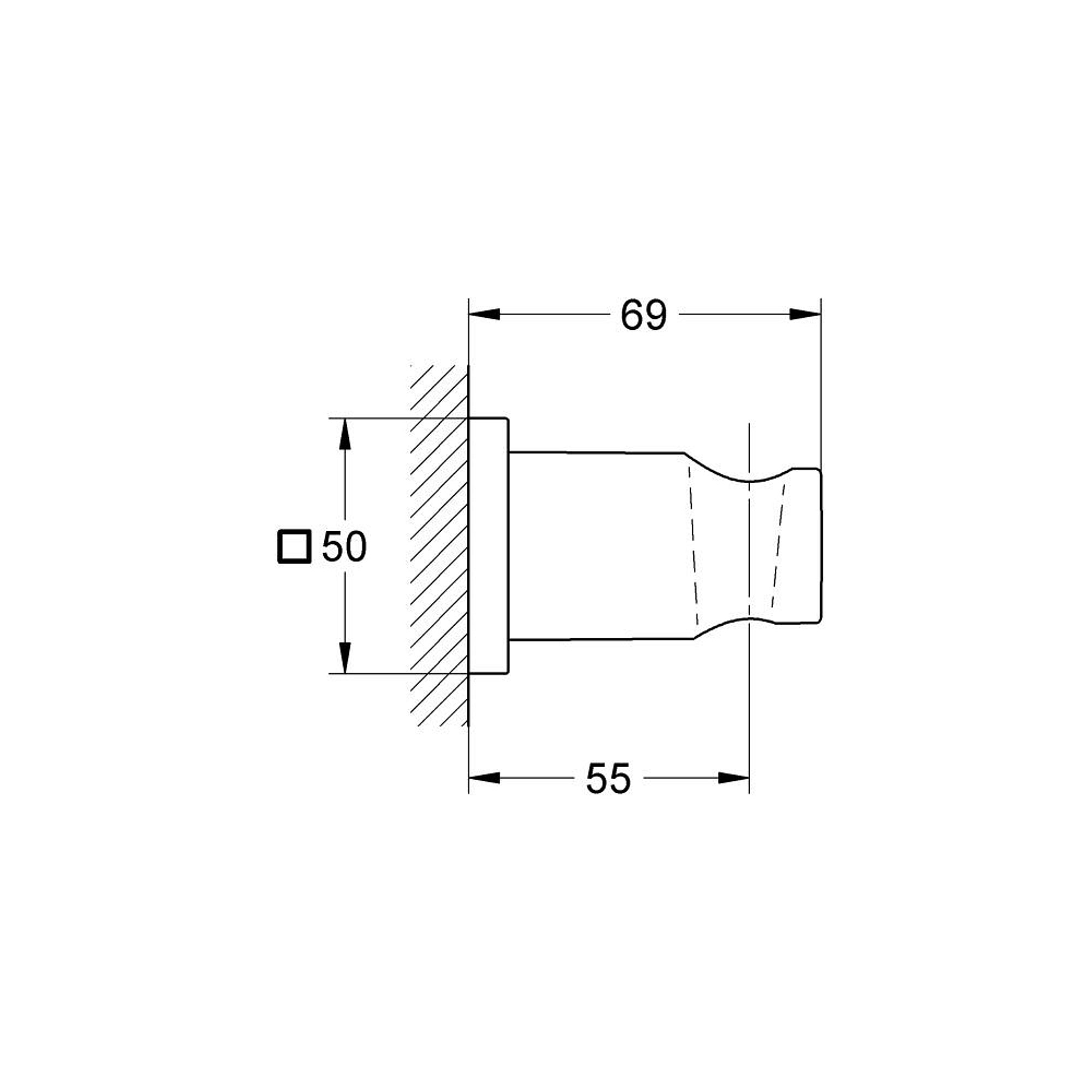 Grohe El Duş Askısı Krom 27075000