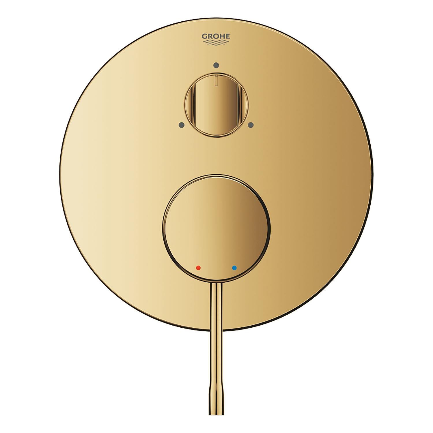Grohe Essence Ankastre Banyo/Duş Bataryası (Sıva Üstü Grubu) 3 Yollu Altın 24092GL1 - 24092GL1