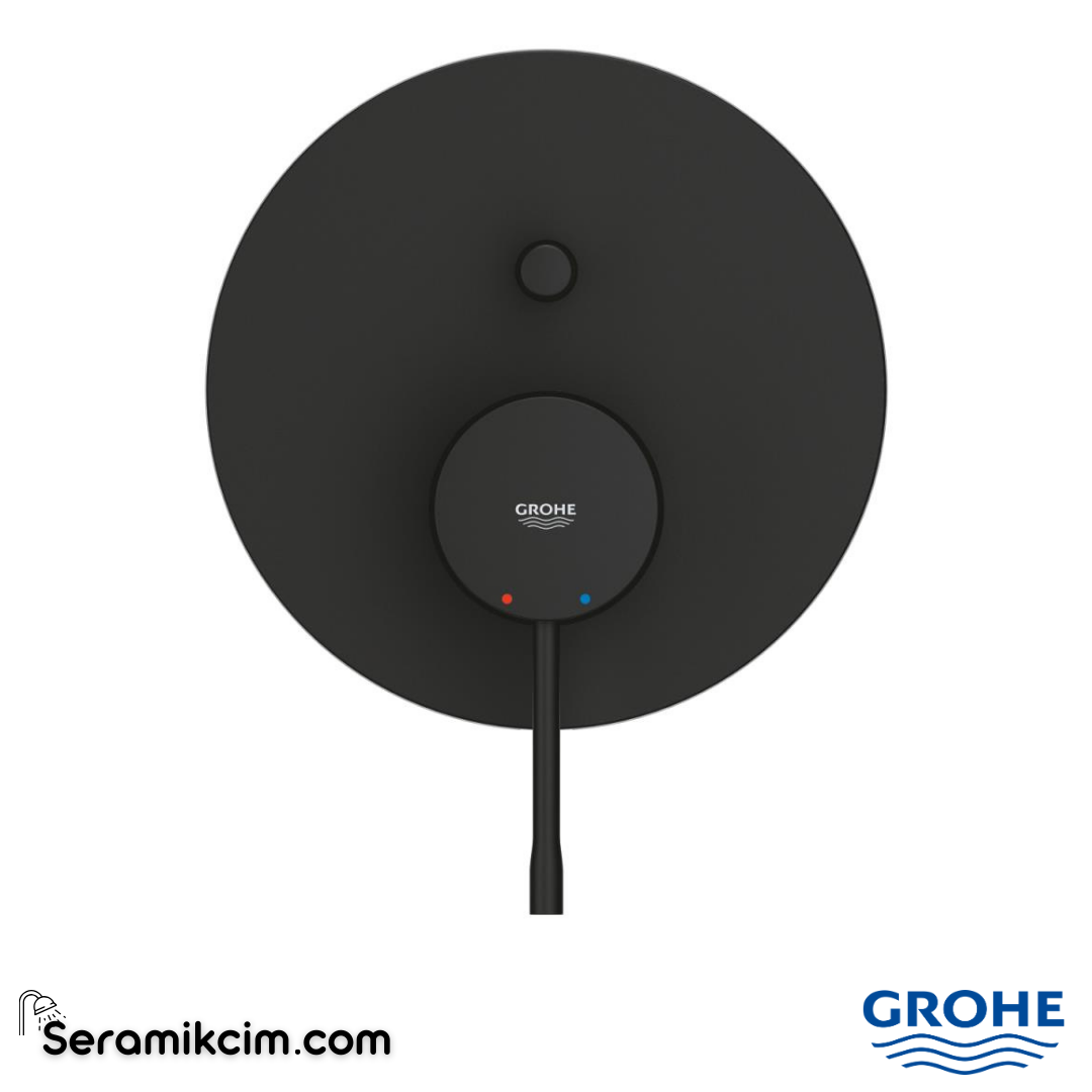 Grohe Essence Ankastre Banyo/Duş Bataryası (Sıva Üstü Grubu) Mat Siyah 24167KF1 - 24167KF1