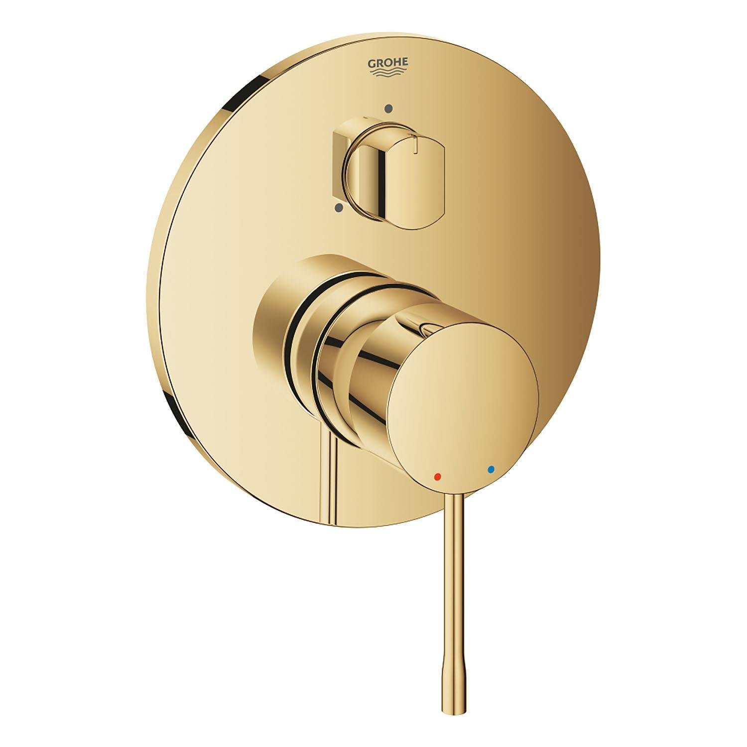 Grohe Essence Ankastre Banyo/Duş Bataryası (Sıva Üstü Grubu) 3 Yollu Altın 24092GL1 - 24092GL1