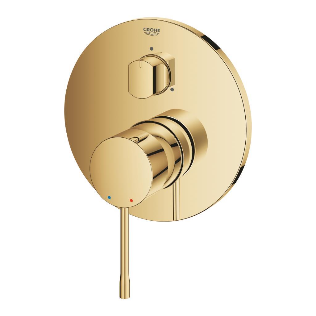 Grohe Essence Ankastre Banyo/Duş Bataryası (Sıva Üstü Grubu) 3 Yollu Altın 24169GL1 - 24169GL1