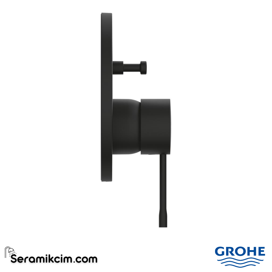 Grohe Essence Ankastre Banyo/Duş Bataryası (Sıva Üstü Grubu) Mat Siyah 24167KF1 - 24167KF1