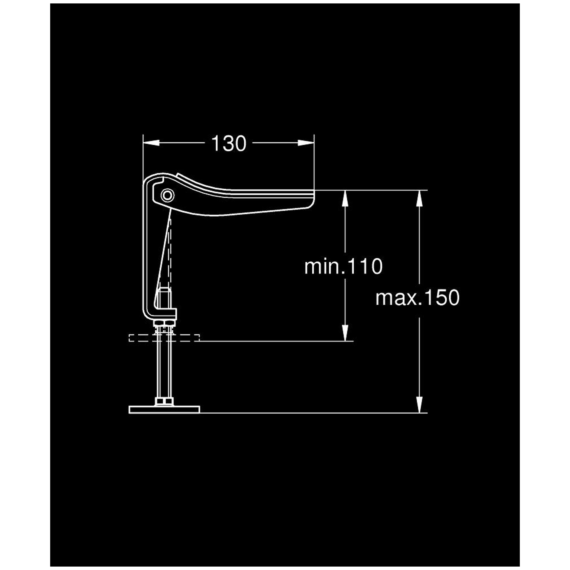 Grohe Essence Ankastre Küvet Ayakları Krom 49115000