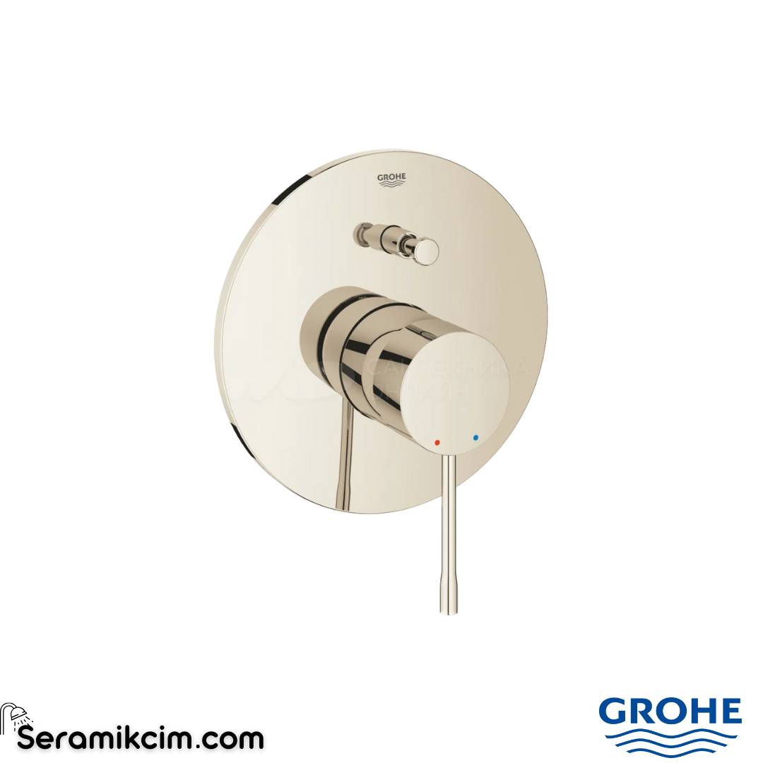 Grohe Essence New Ankastre Banyo/Duş Bataryası (Sıva Üstü Grubu) Parlak Nikel 19285BE1