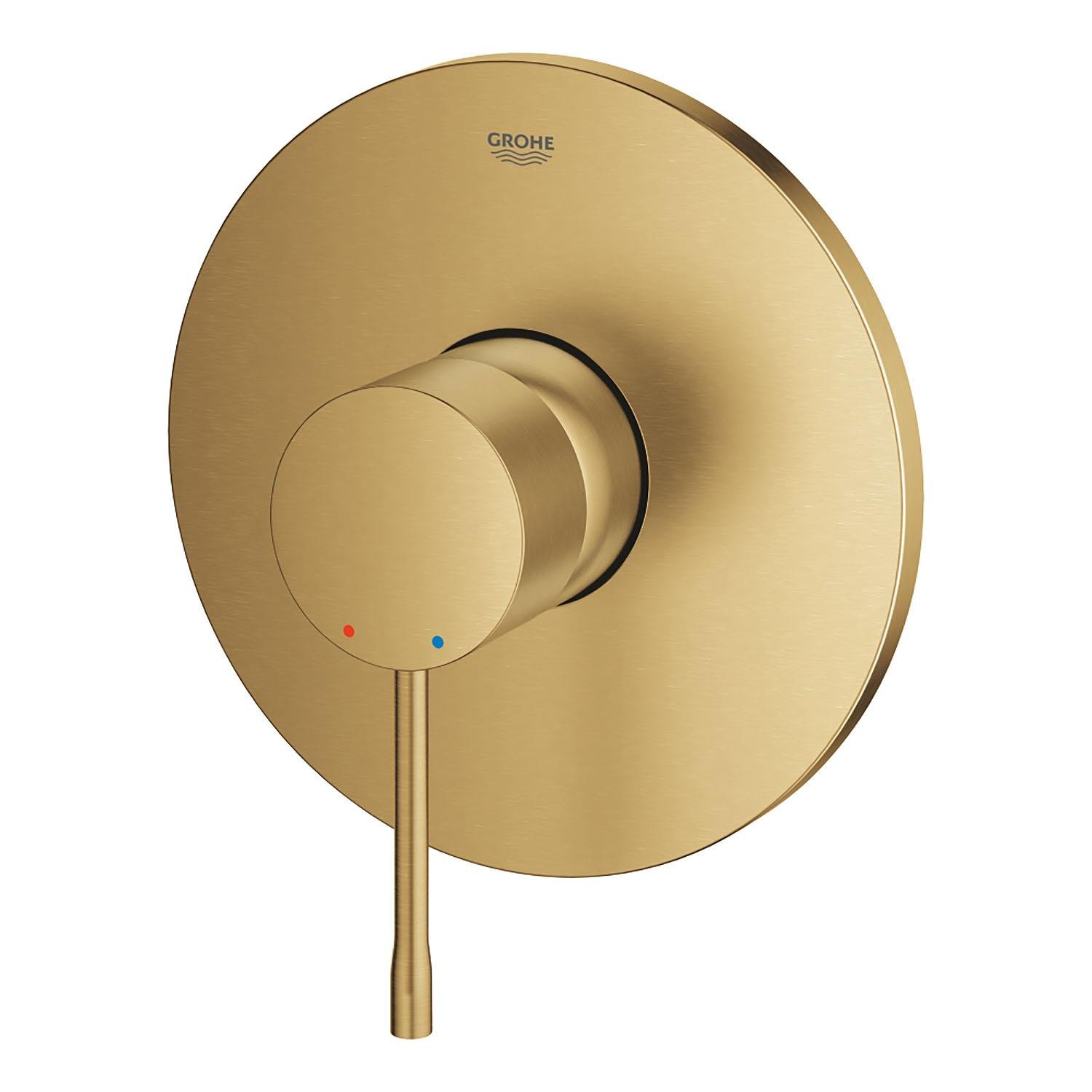 Grohe Essence New Ankastre Duş Bataryası (Sıva Üstü Grubu), Fırçalı Altın - 24057GN1 - 24057GN1