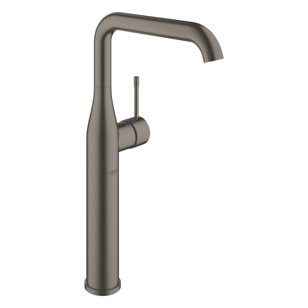 Grohe Essence New Tezgah Üstü Lavabo Bataryası, Fırçalı Sert Grafit