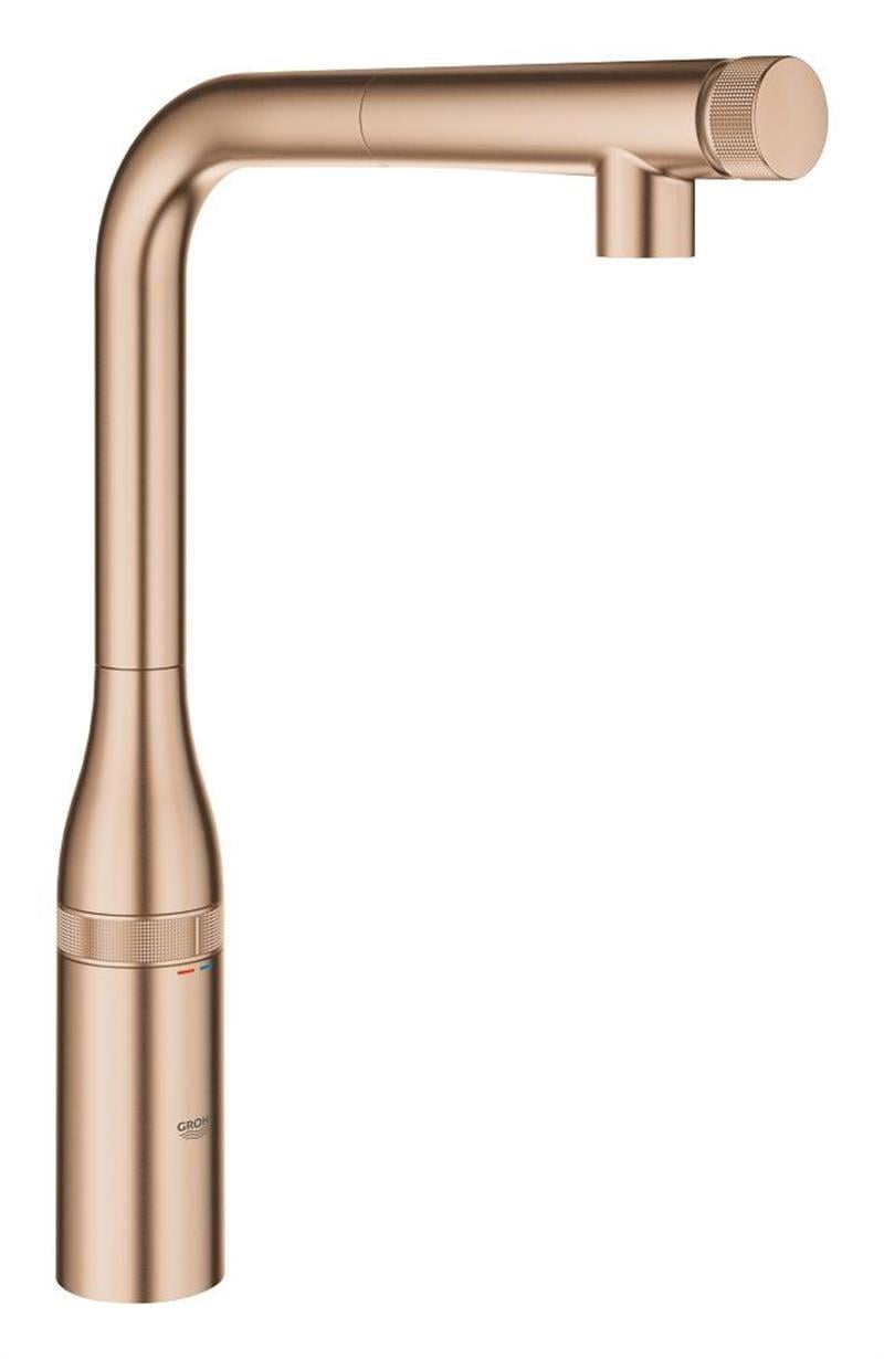 Grohe Essence SmartControl Spiralli Eviye Bataryası, Fırçalı Bakır - 31615DL0