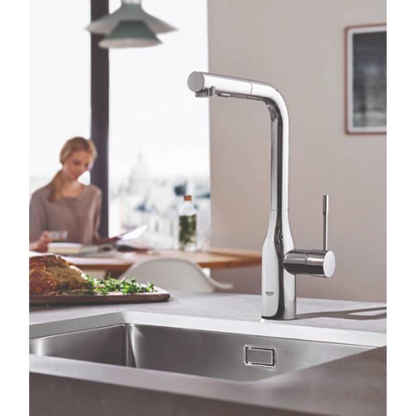 Grohe Essence Spiralli Eviye Bataryası, 2 Akışlı - 30504000