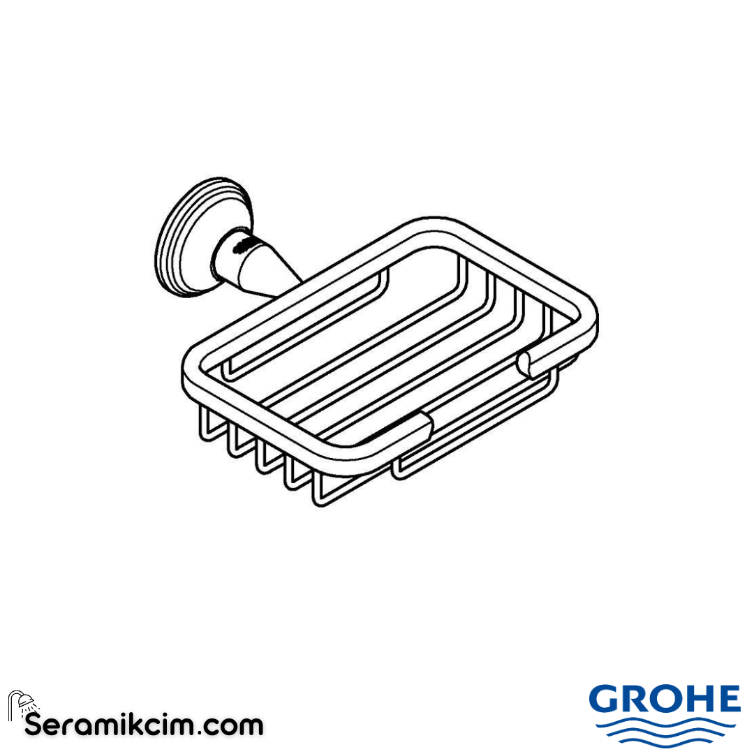 Grohe Essentials Authentic Tekli Süngerlik Krom 40659001 - 40659001