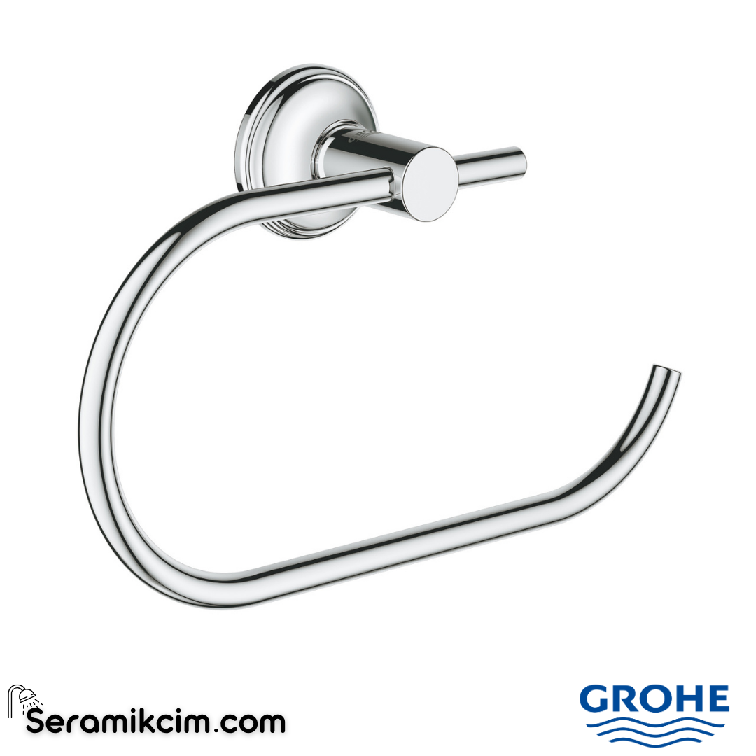 Grohe Essentials Authentic Tuvalet Kağıtlığı, Krom 40657001