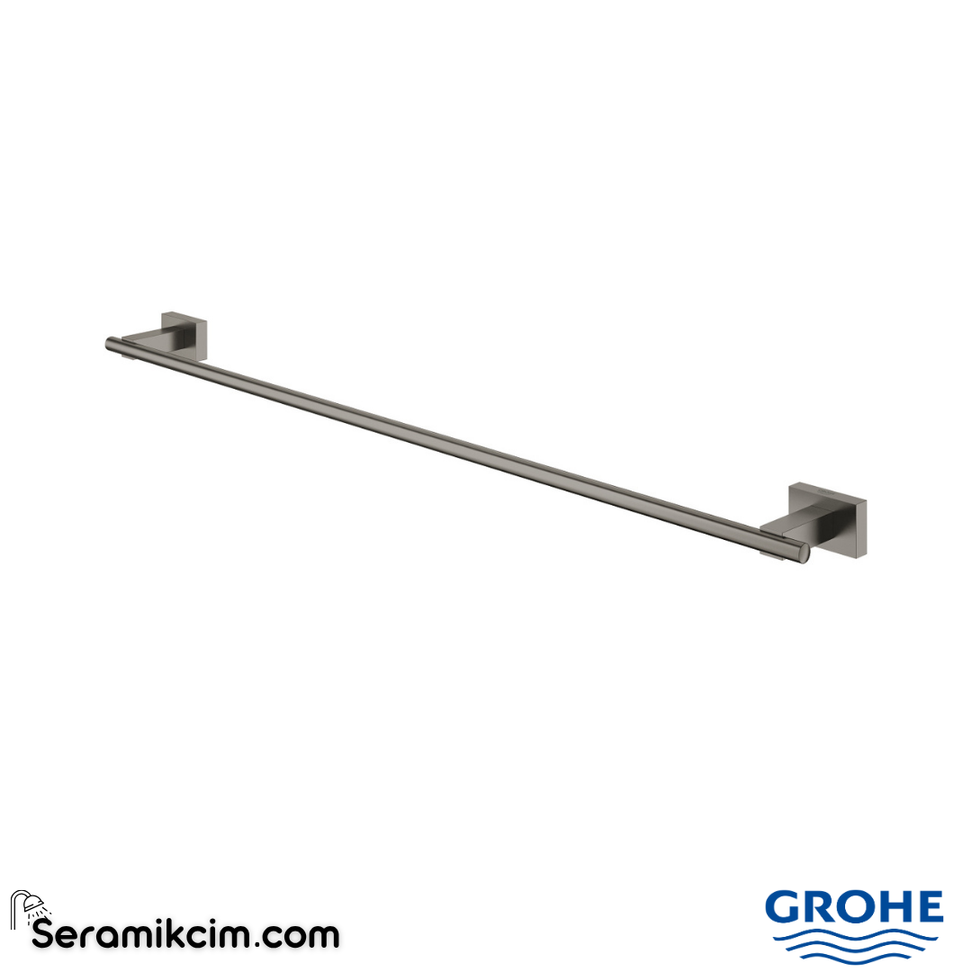 Grohe Essentials Cube Uzun Havluluk, Fırçalı Sert Grafit 40509AL1