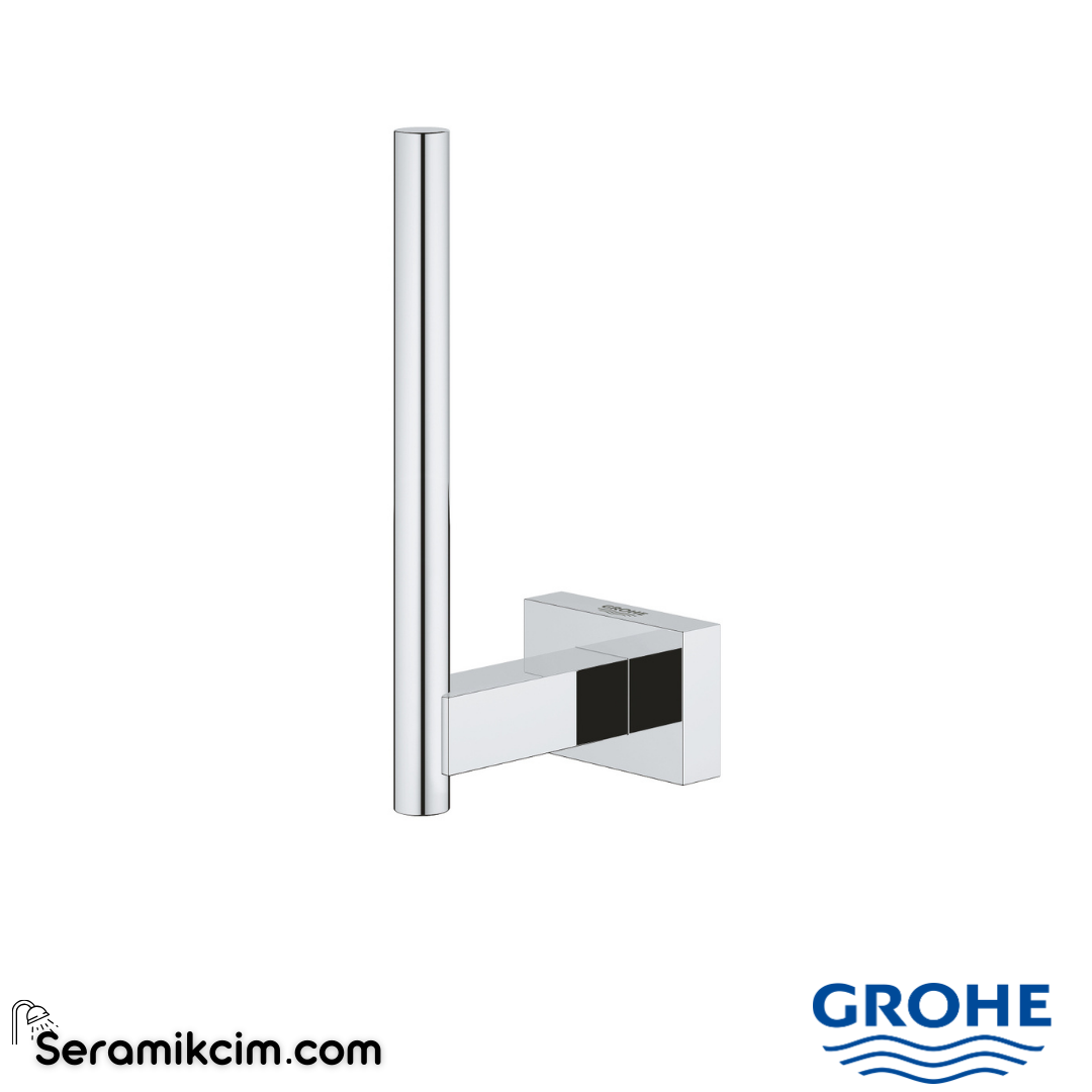 Grohe Essentials Cube Yedek Tuvalet Kağıtlığı, Krom - 40623001