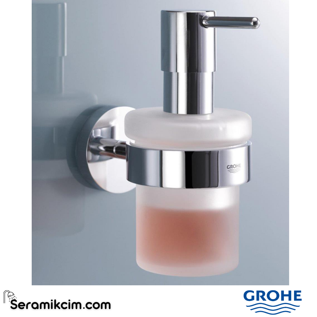 Grohe Essentials Duvara Monte Sıvı Sabunluk (Tutacağı Hariç), Krom 40394001 - 40394001