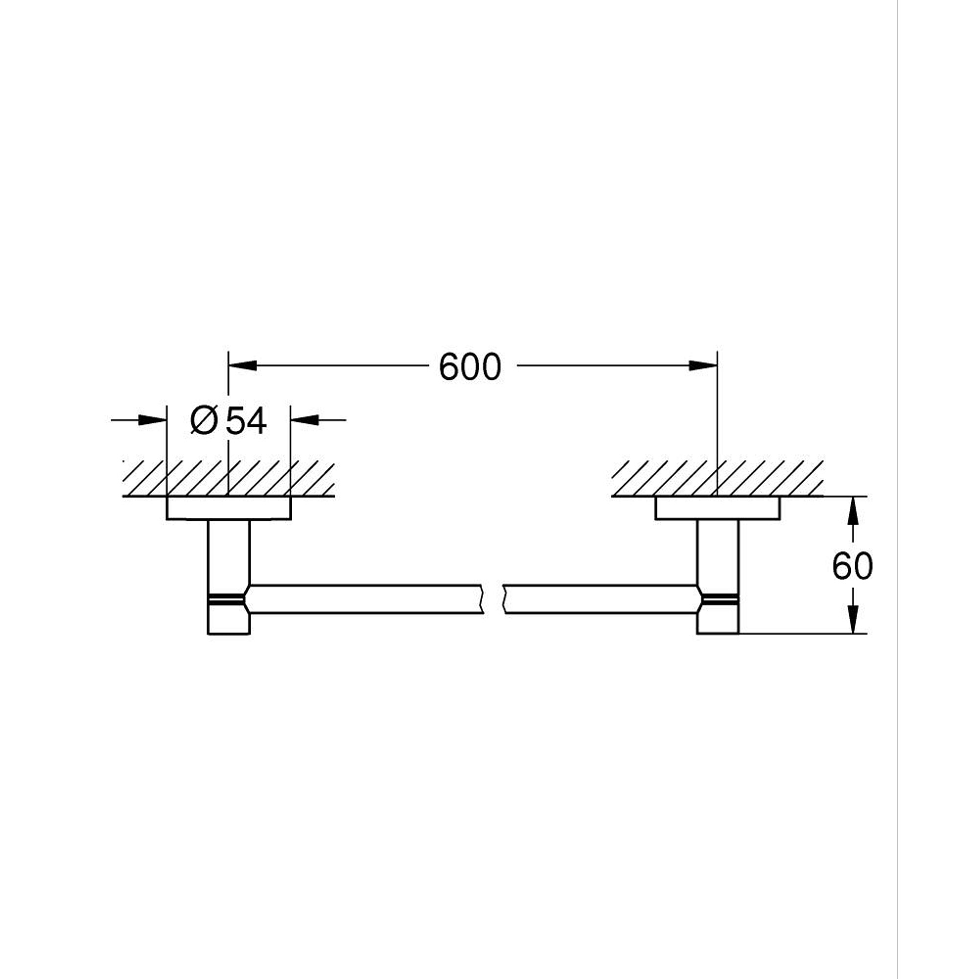 Grohe Essentials Havluluk Mat Siyah 1022512430