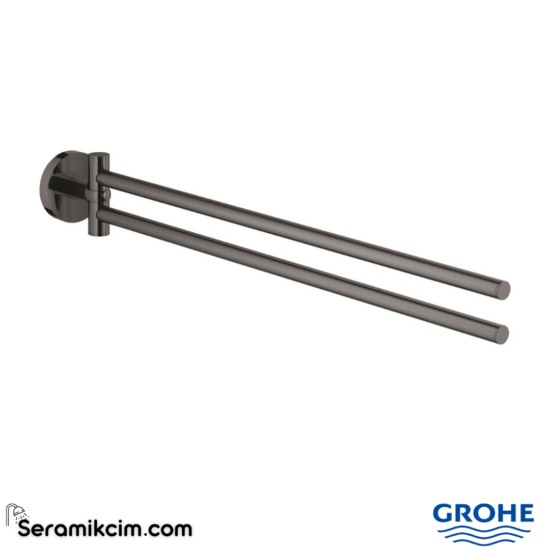 Grohe Essentials İkili Havluluk, Sert Grafit 40371A01