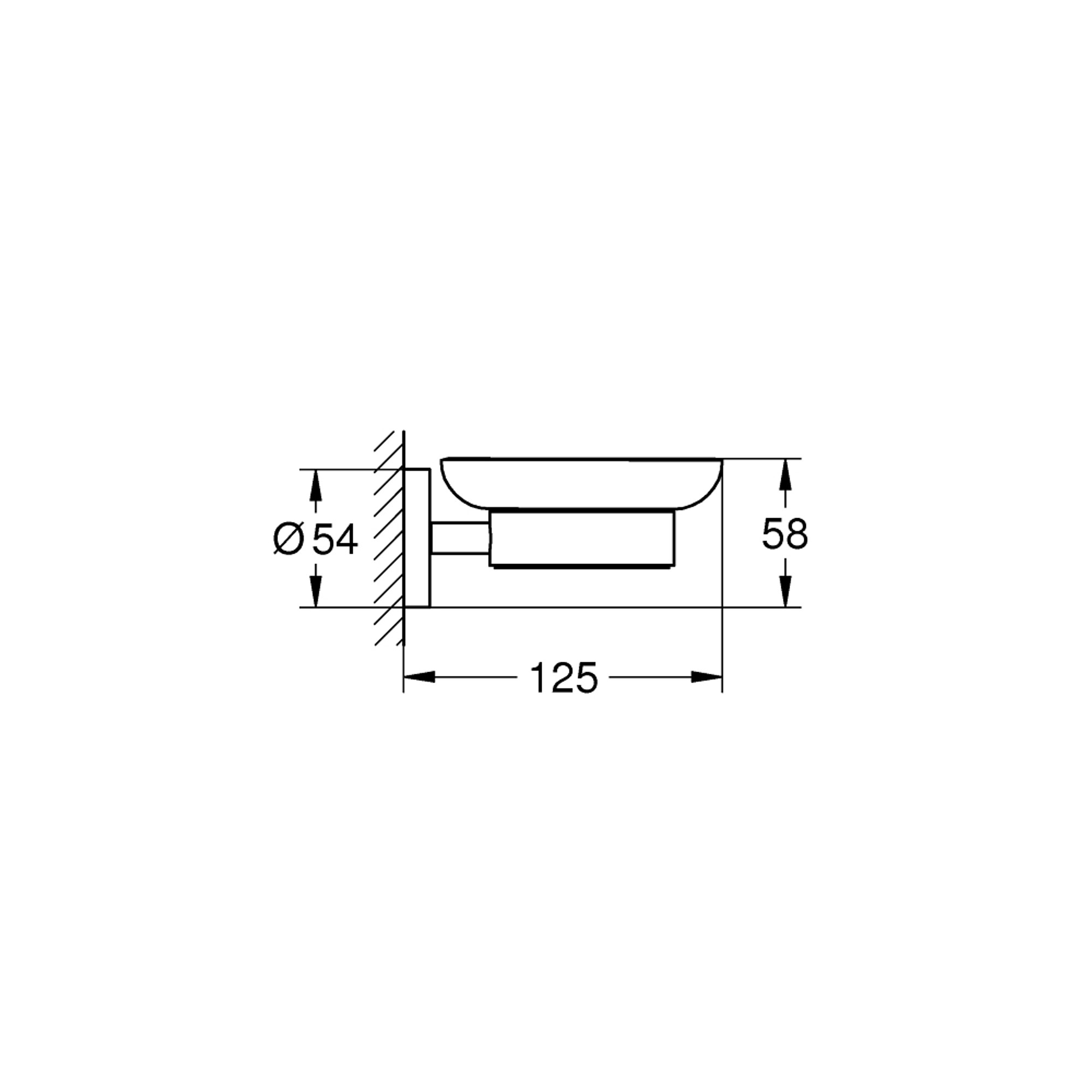 Grohe Essentials Sabunluk Askılı Paslanmaz Çelik 40444DC1