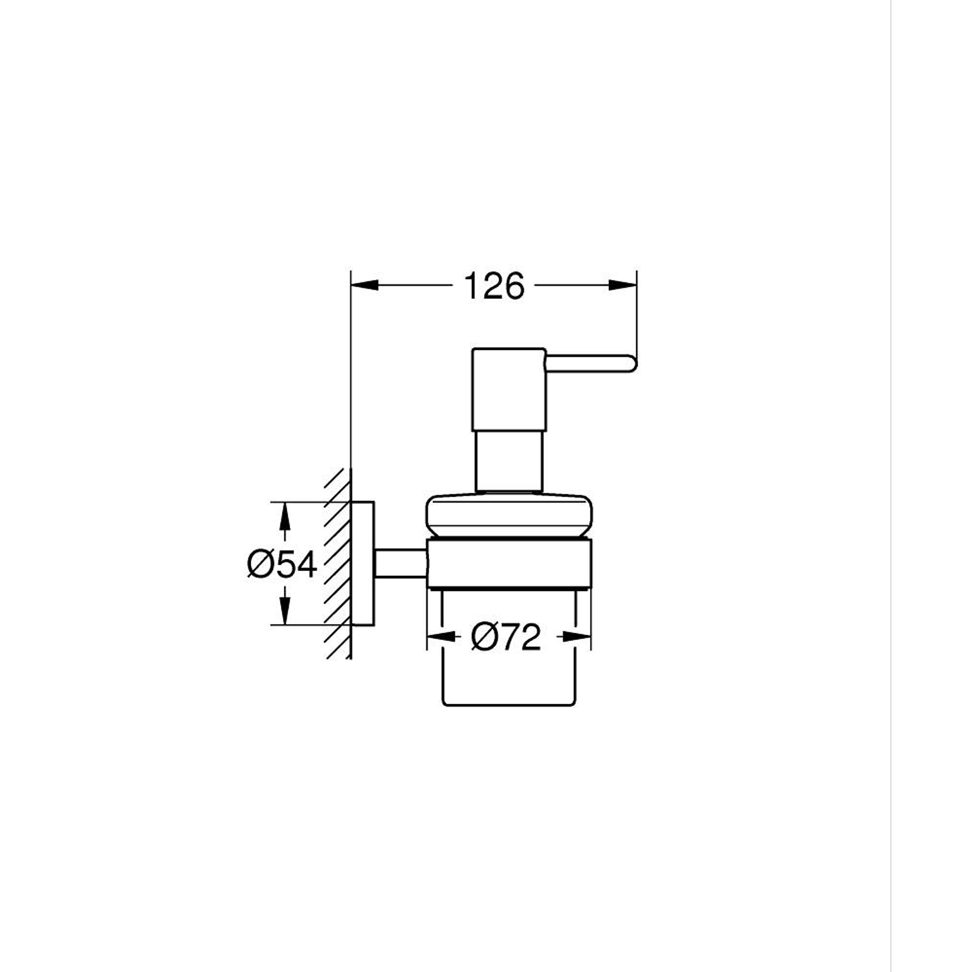 Grohe Essentials Sıvı Sabunluk Askılı Paslanmaz Çelik 40448DC1