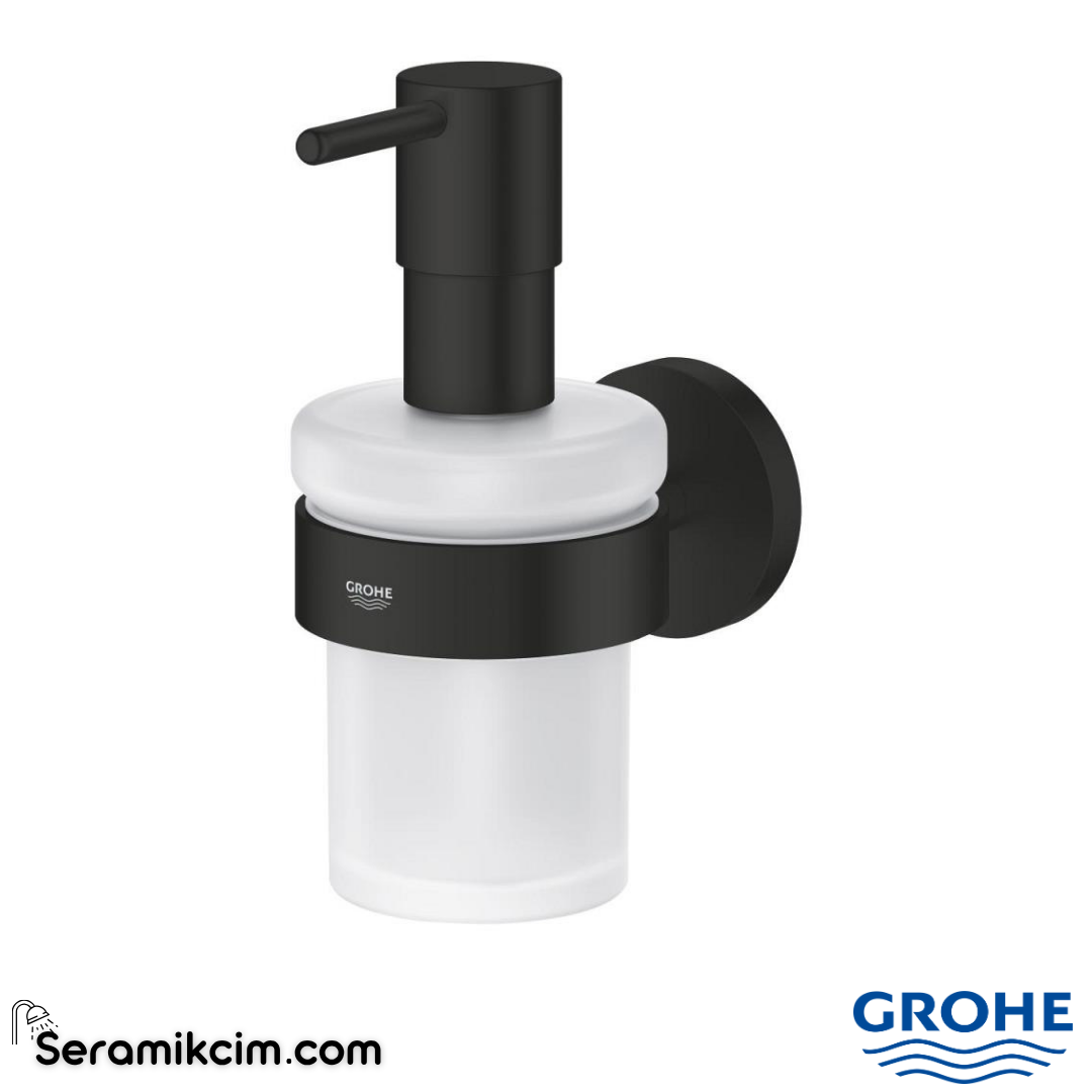 Grohe Essentials Sıvı Sabunluk, Mat Siyah 1022572430 - 1022572430