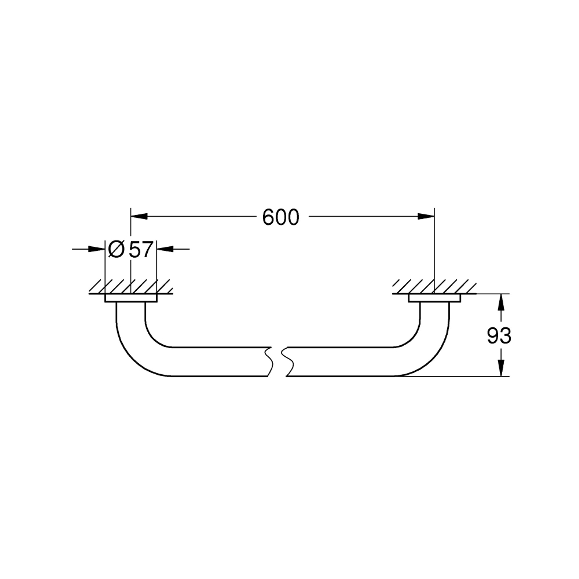 Grohe Essentials Tutunma Barı Krom 40794001
