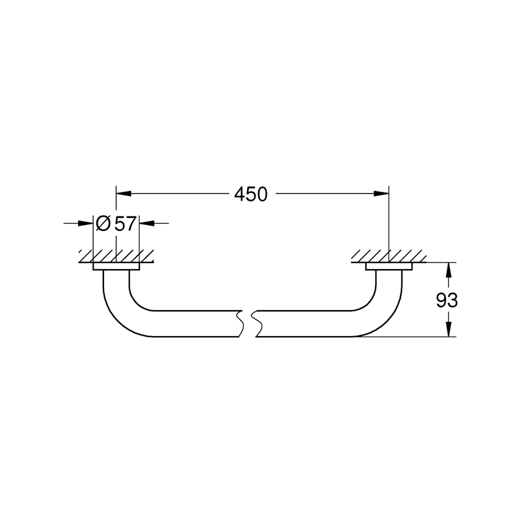 Grohe Essentials Tutunma Barı Krom 40793001
