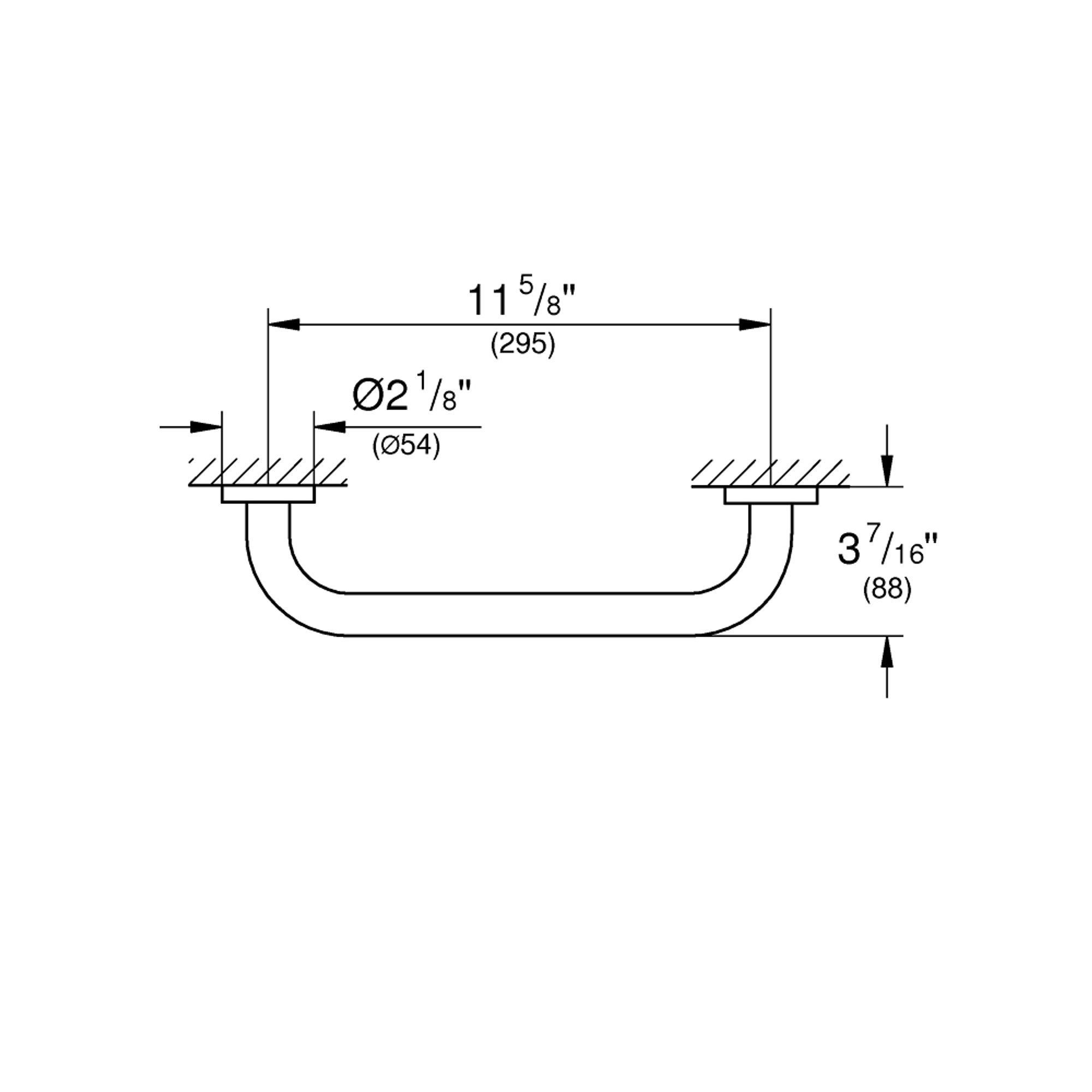 Grohe Essentials Tutunma Barı Sert Grafit 40421A01