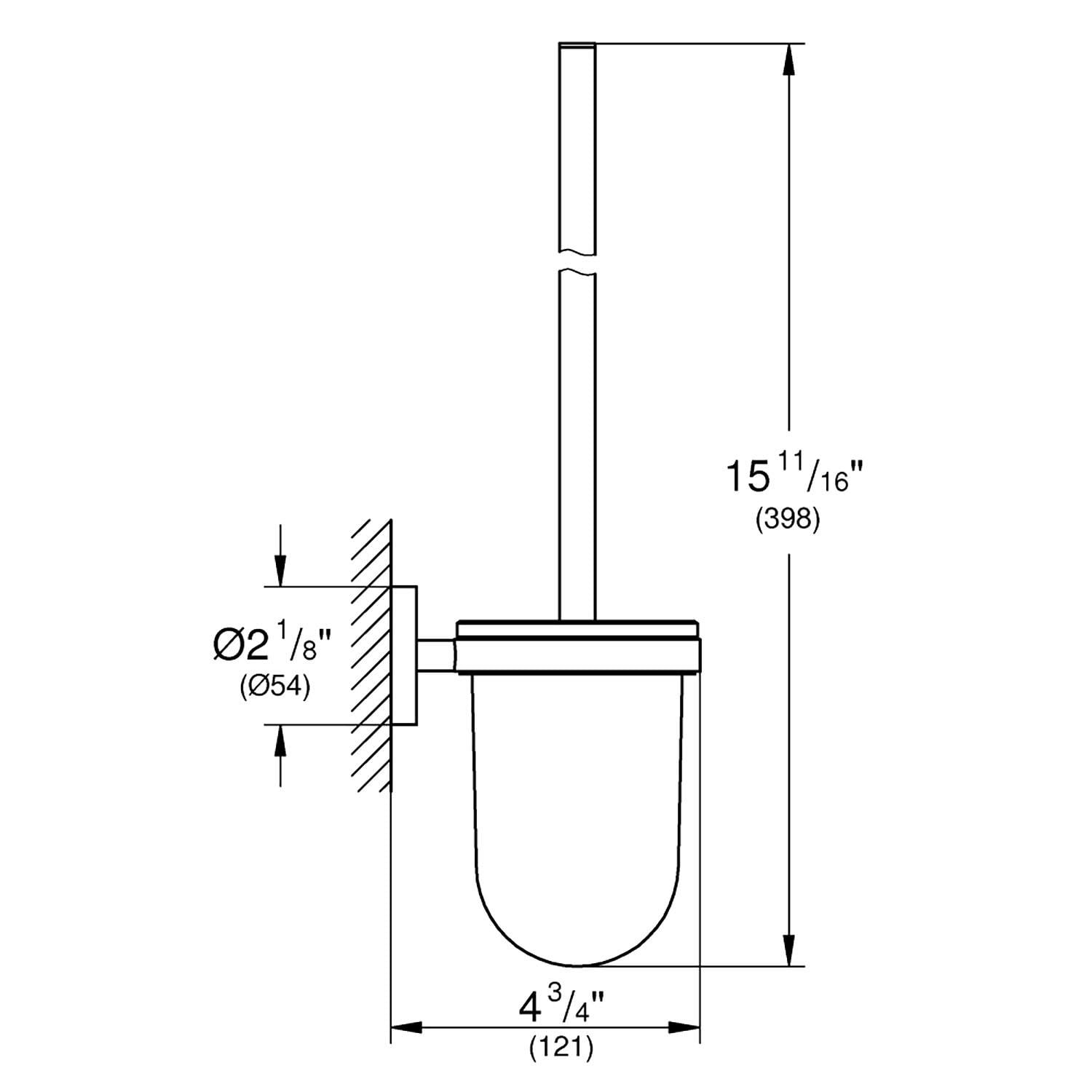 Grohe Essentials Tuvalet Fırçalığı, Bakır - 40374DA1 - 40374DA1