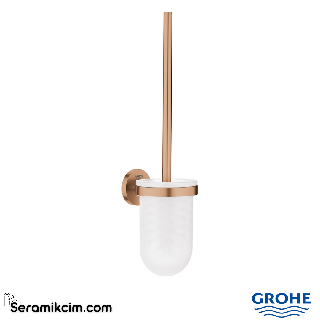 Grohe Essentials Tuvalet Fırçalığı, Fırçalı Bakır 40374DL1