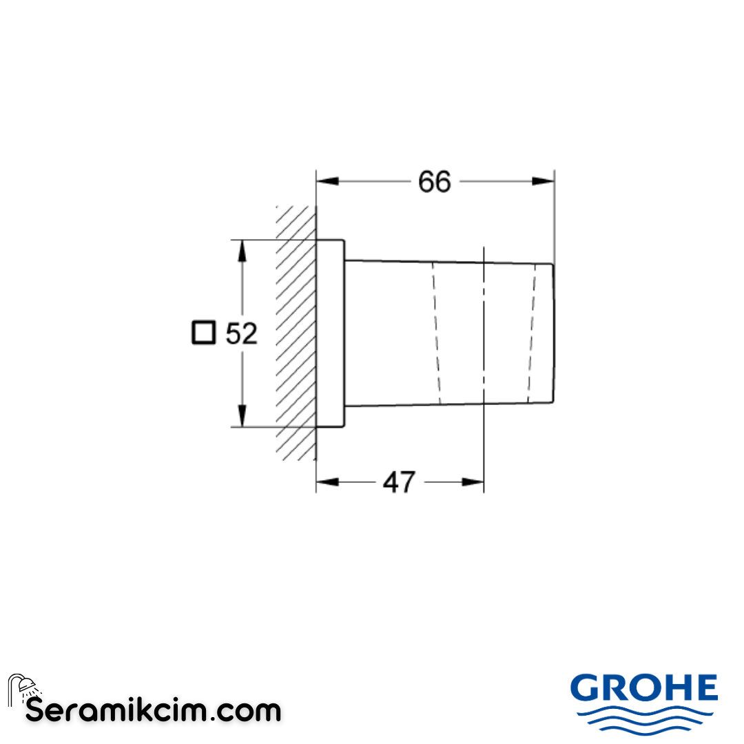Grohe Euphoria Cube Duş Askısı Krom 27693000