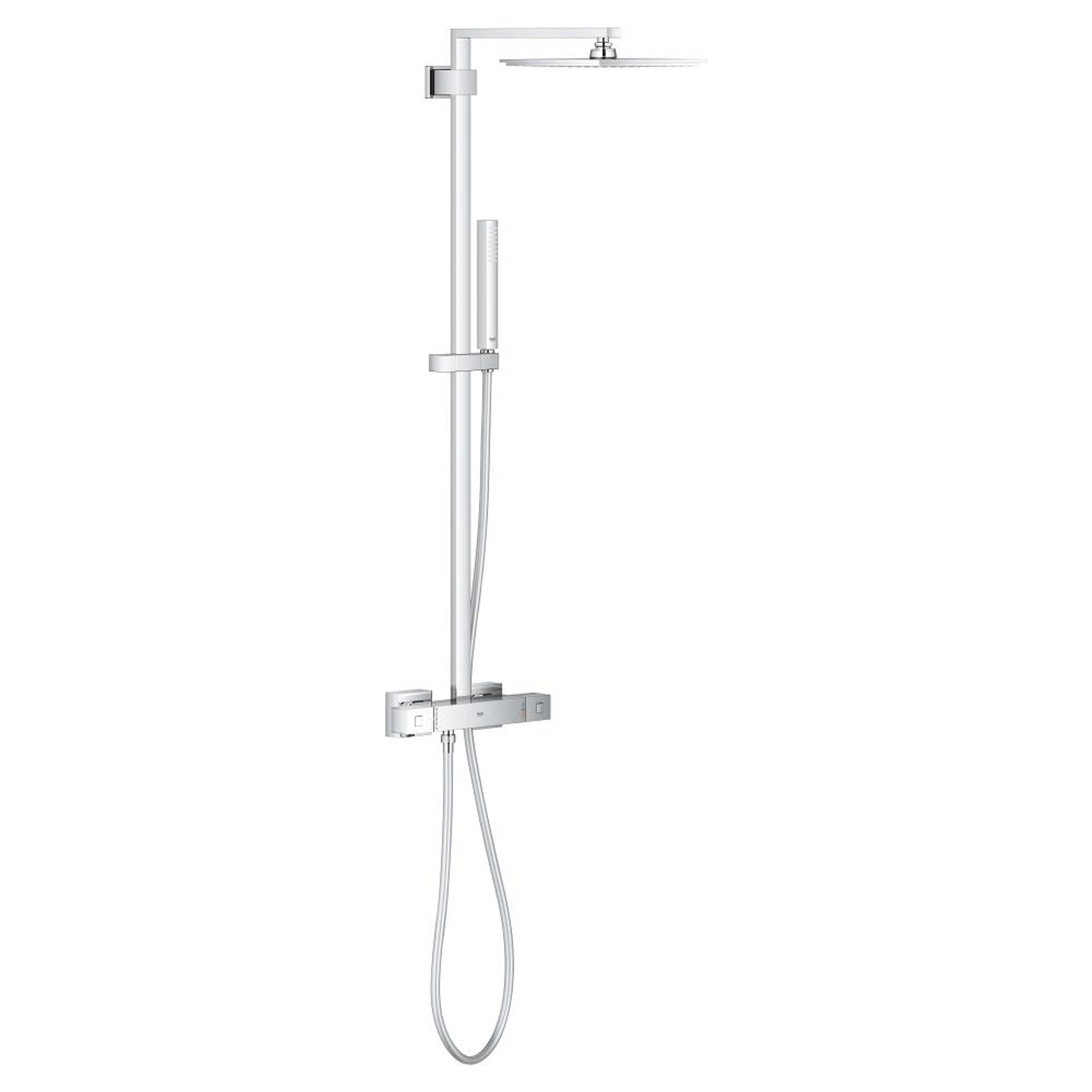 Grohe Euphoria Cube System 230 Duvardan Termostatik Duş Sistemi Krom 26087000
